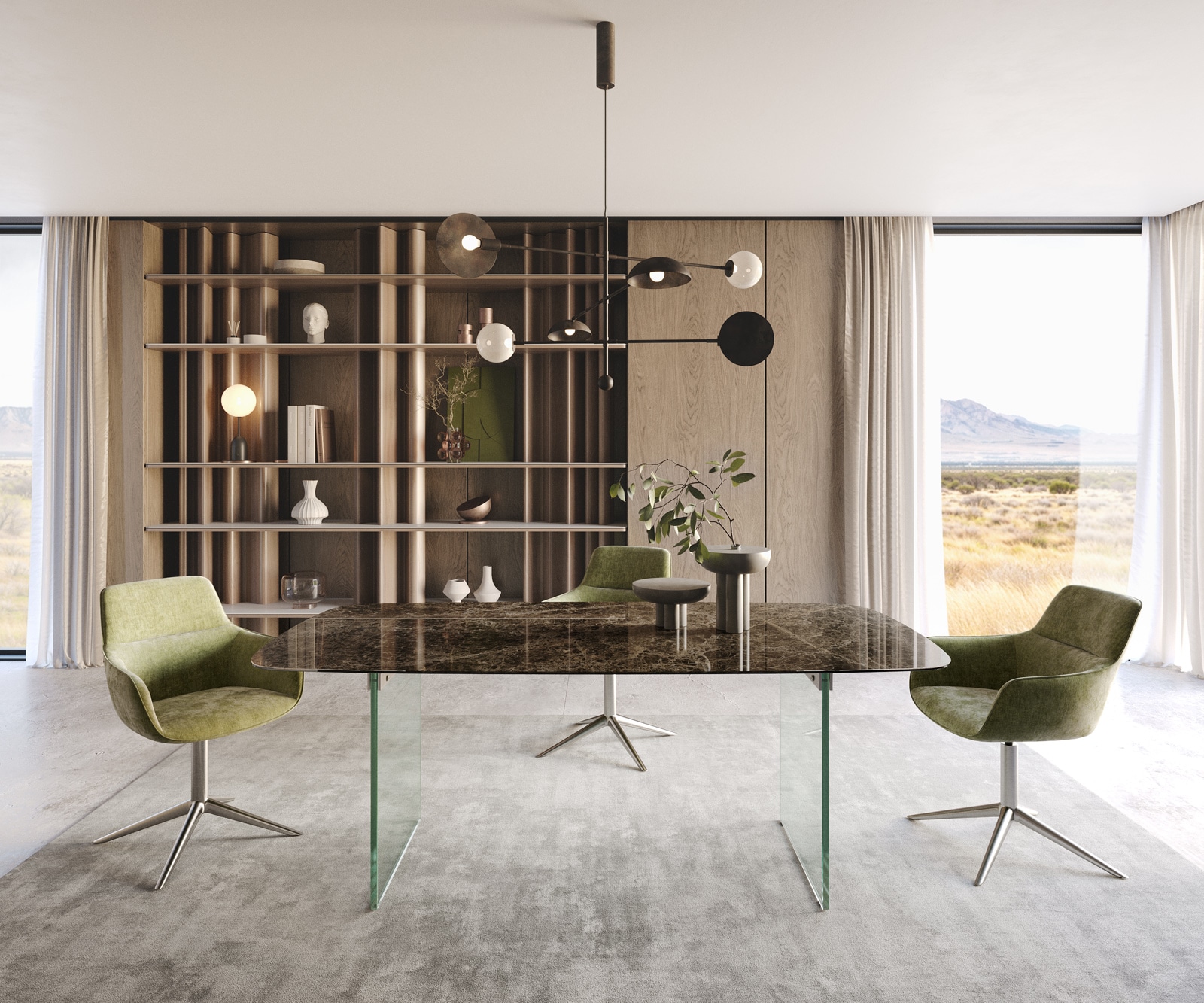 Table à manger Edge Boot 200x100 Laminam® Emperador Extra Lucidato Marron foncé Cadre en verre 6 Table à manger Edge Boot 200x100 Laminam® Emperador Extra Lucidato Marron foncé Cadre en verre 6