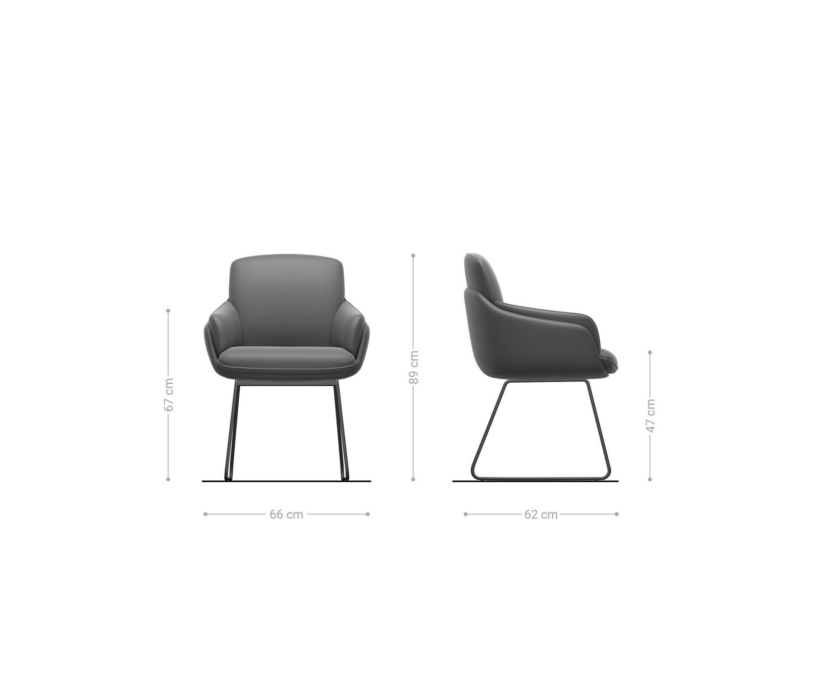 Chaise-de-salle-à-manger Luan-Flex avec accoudoirs chenille rouille pied trapèze noir 5 Chaise-de-salle-à-manger Luan-Flex avec accoudoirs chenille rouille pied trapèze noir 5