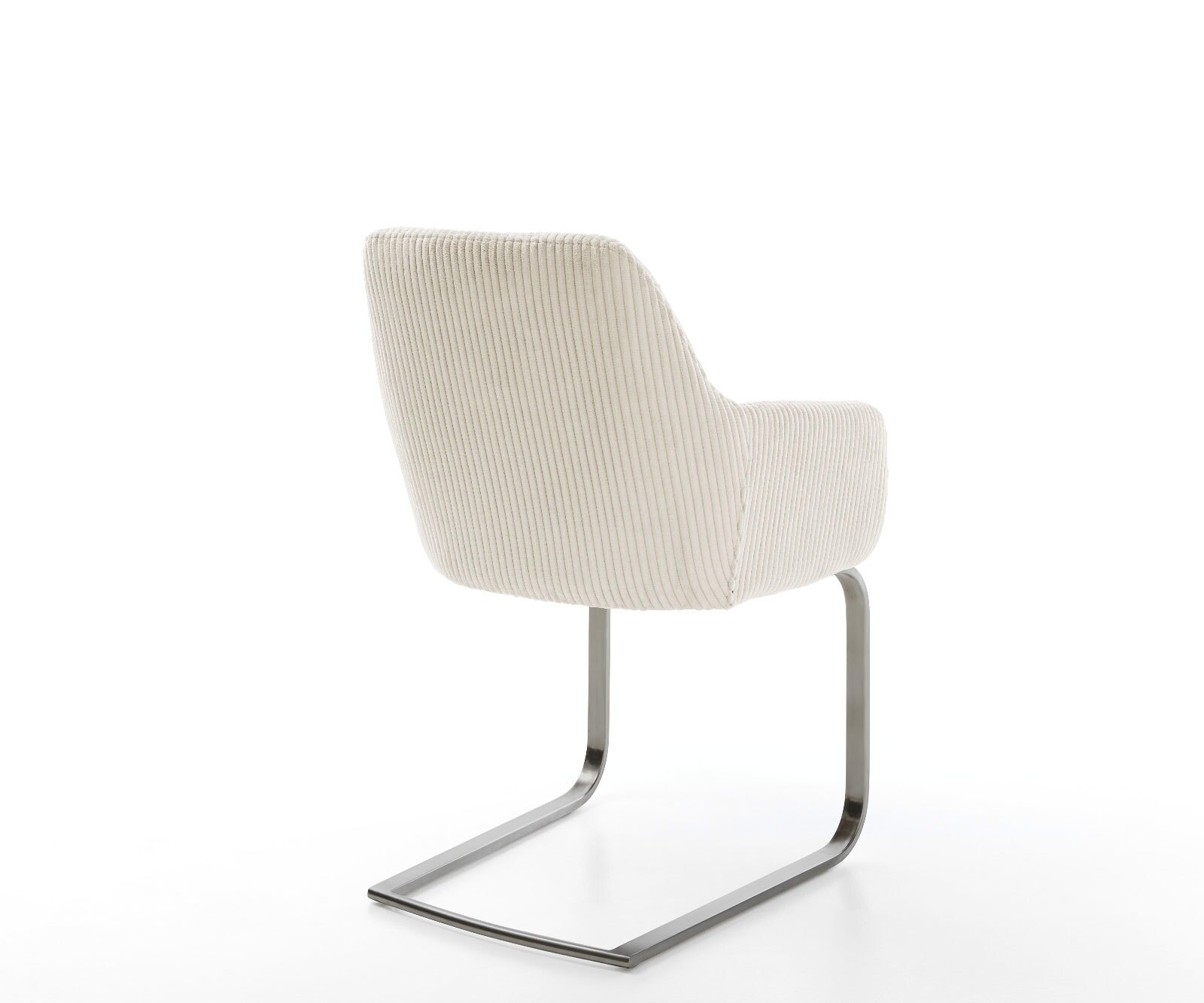 Cantilever Pejo-Flex côtelé beige pied cantilever plat grafiete ressorts ensachés 5