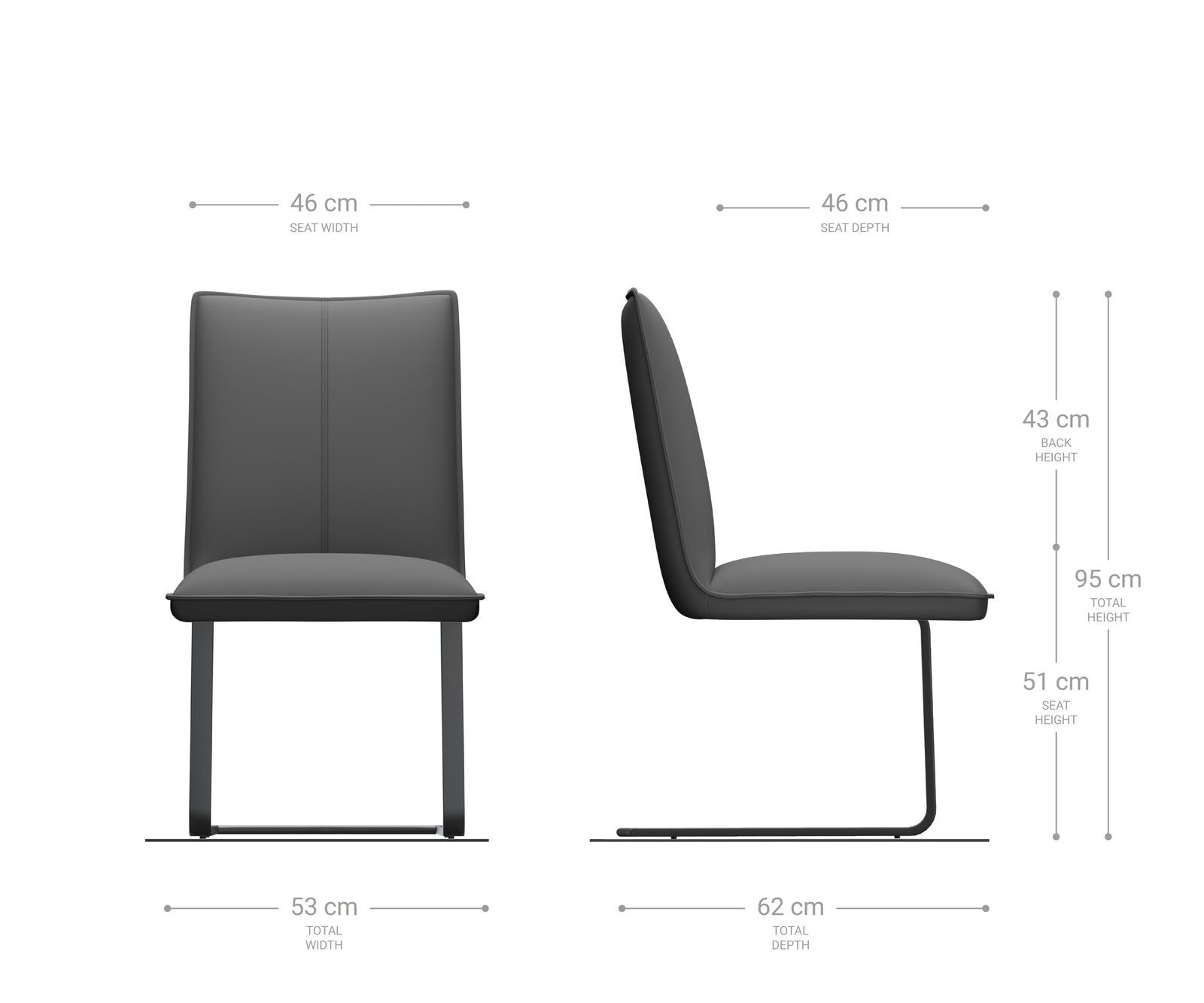 Cantilever Lelio-Flex velours gris pied cantilever plat acier inoxydable brossé ressorts ensachés 5 Cantilever Lelio-Flex velours gris pied cantilever plat acier inoxydable brossé ressorts ensachés 5