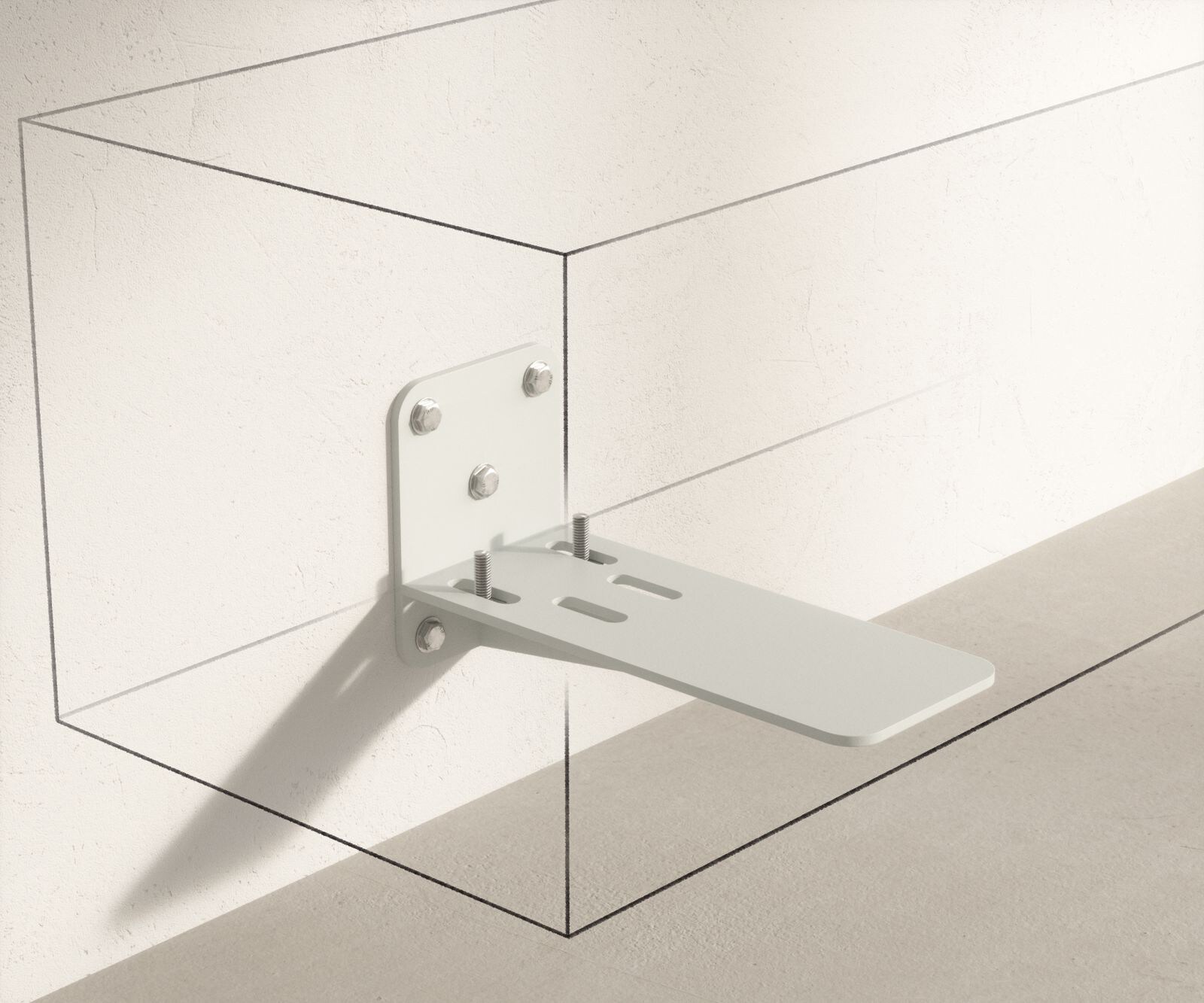 Meuble-TV Cuor 150 cm Céramique Laminam® Sabbia Teinte chêne 1 Clapet 1 Tiroir Flottant 6