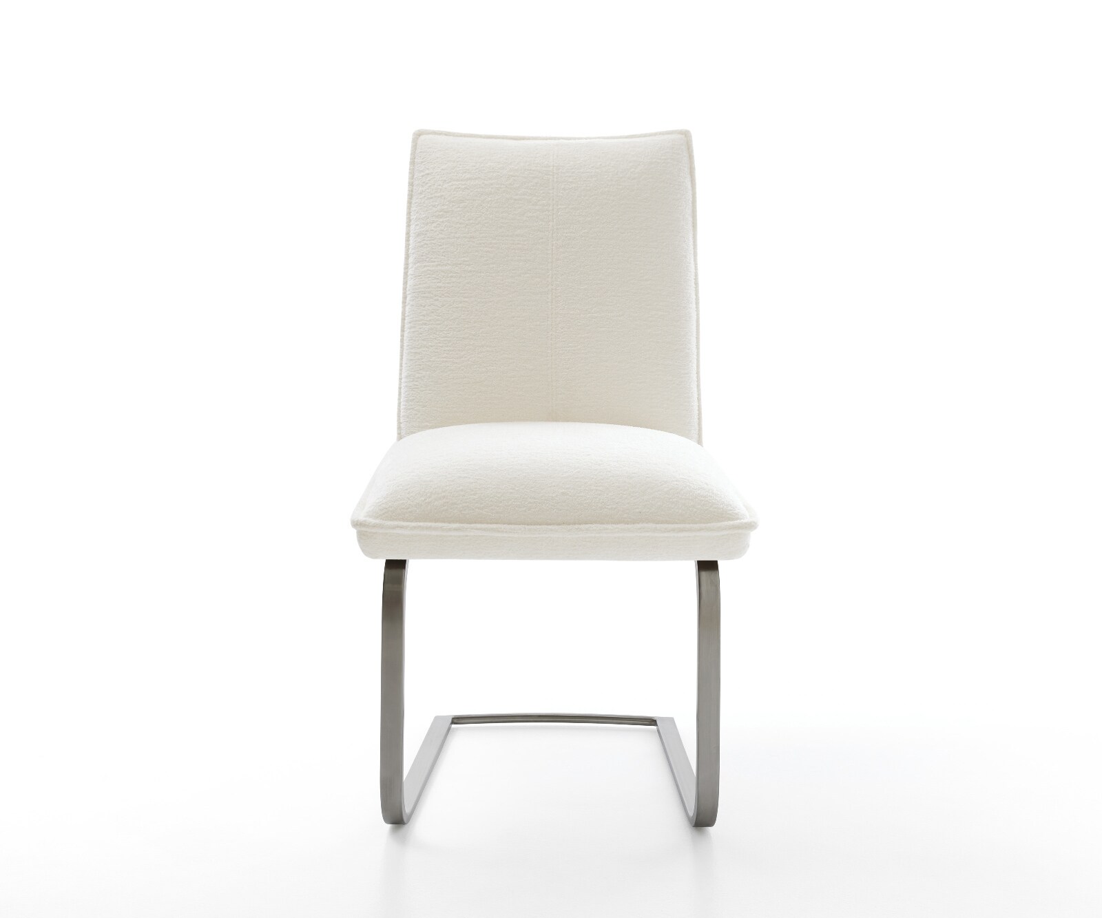 Cantilever Lelio-Flex bouclé doux beige pied cantilever plat grafiete resorts ensachés 1