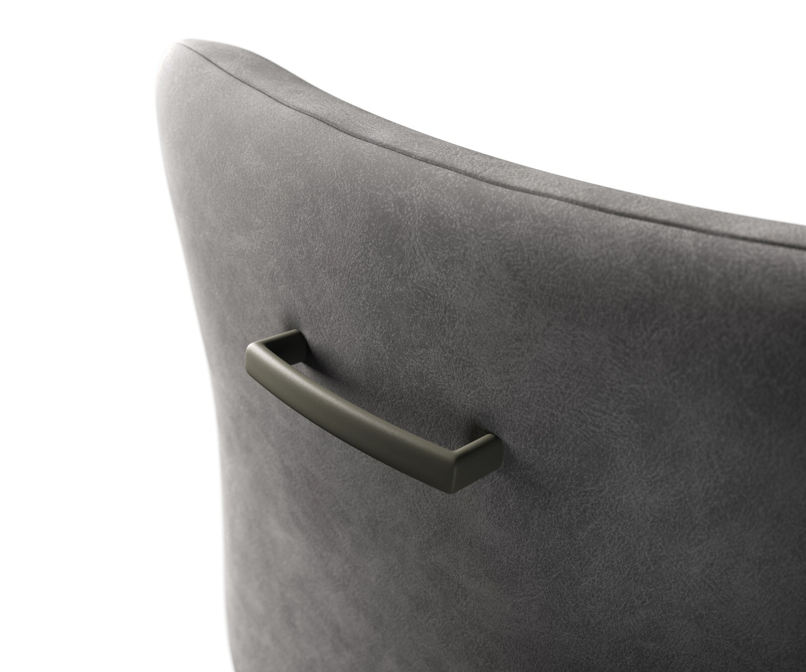 Poignée-de-chaise de bar Flex-Flach métal laqué effet titane 5