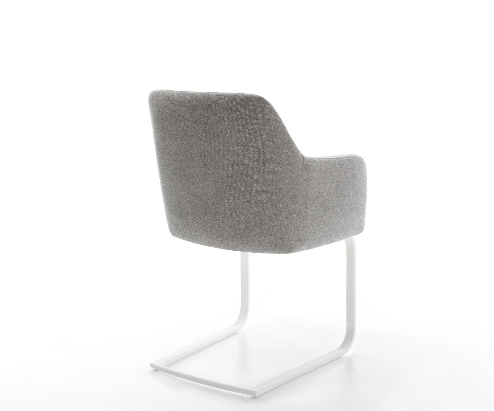 Cantilever Greg-Flex tissu structuré doux gris pied cantilever plat blanc resorts ensachés 5