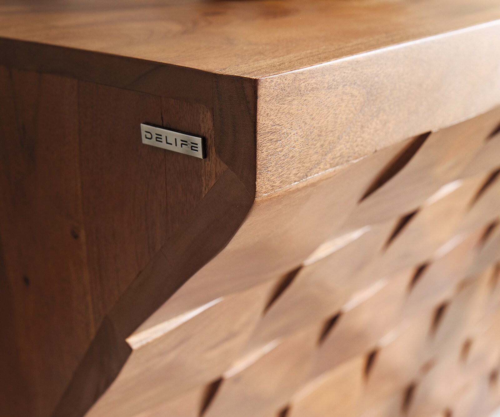Console Eremos 120x35 cm acacia naturel 4