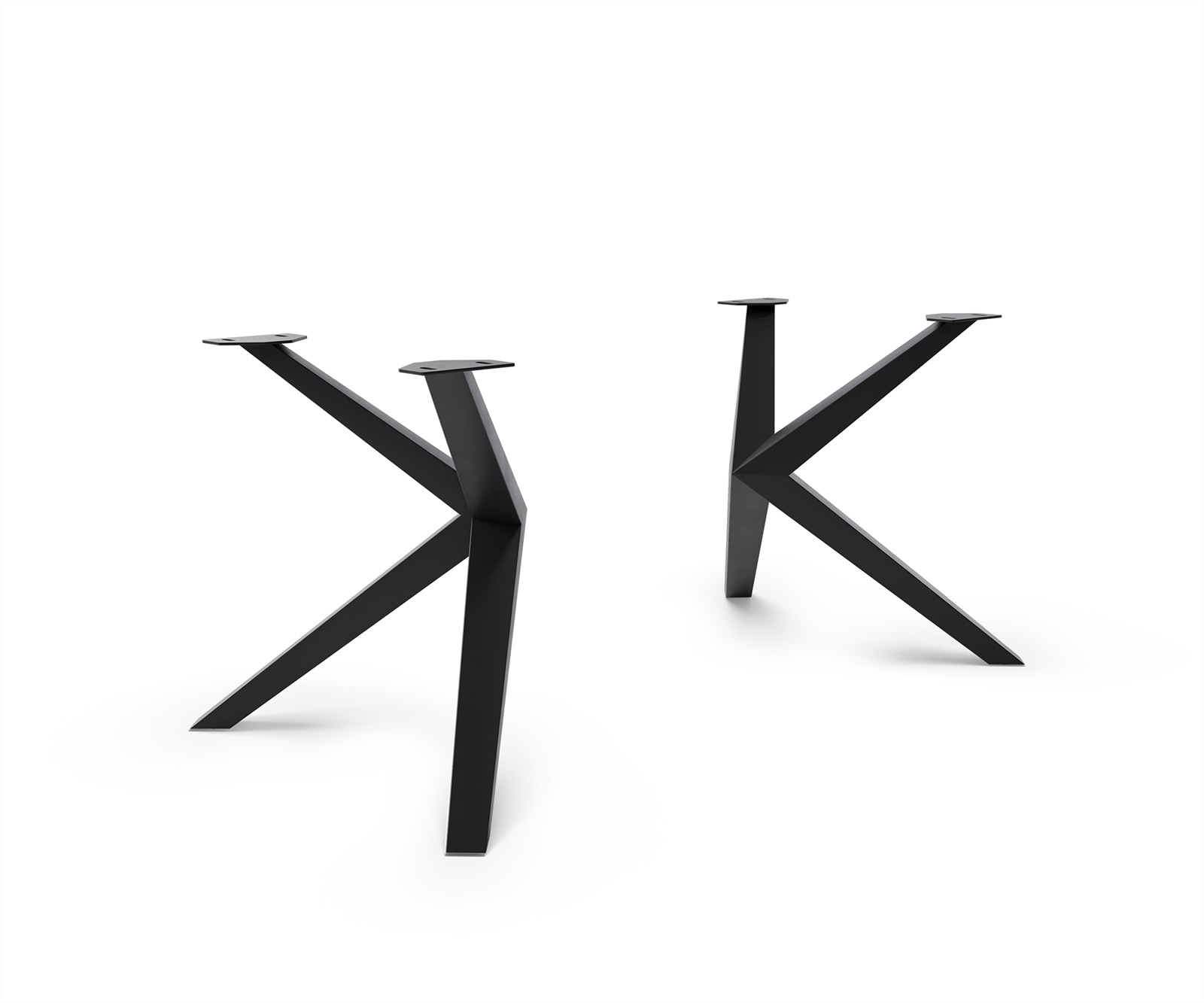 Piètement de table Edge Zenthara pour plateaux de taille variable