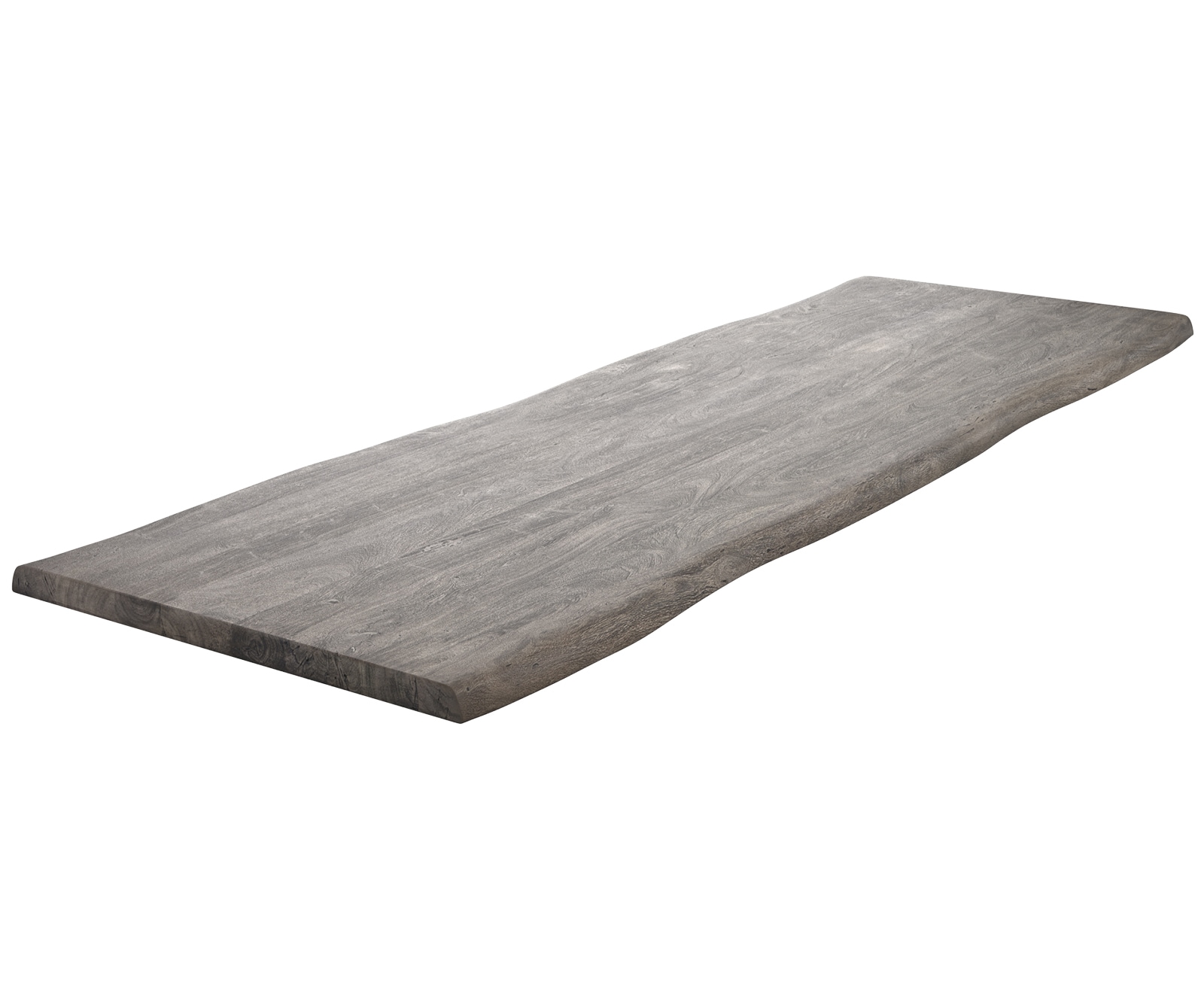 Plateau-de-table-à-manger Edge 300x100cm XL acacia platine Live-Edge Plateau-de-table-à-manger Edge 300x100cm XL acacia platine Live-Edge