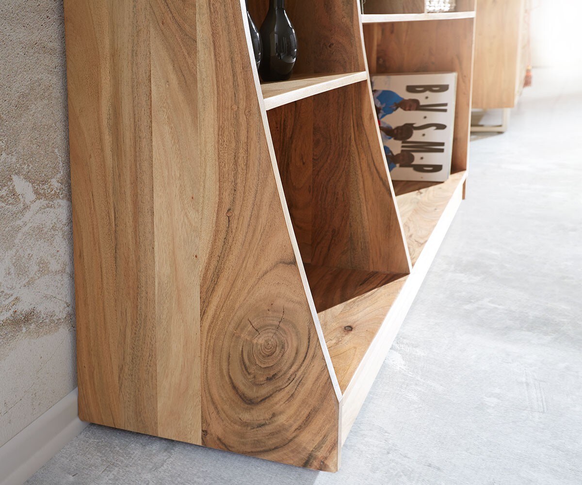 Etagère Live-Edge 121 cm acacia nature droite 5