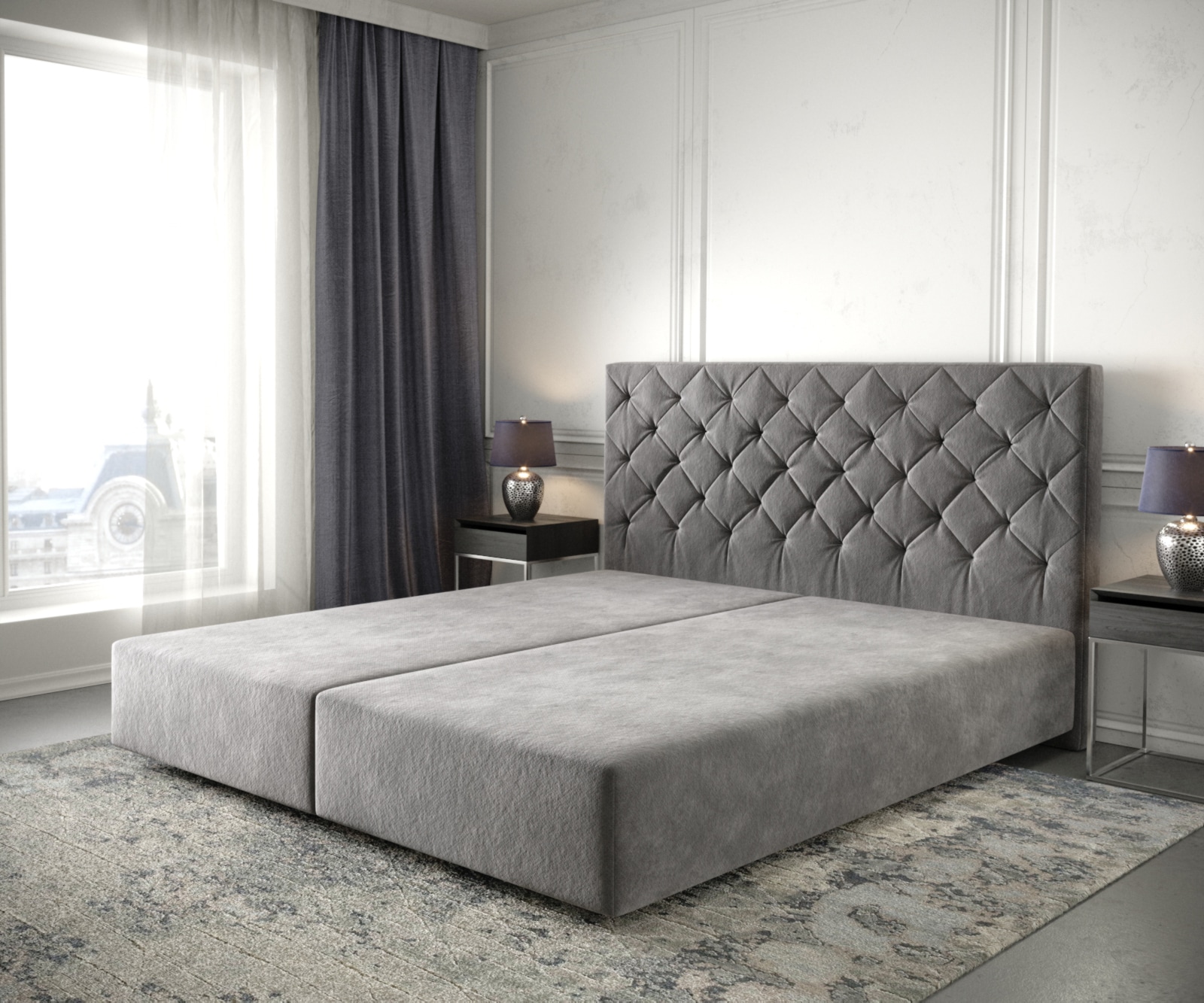 Cadre-de-Sommier Dream-Great sans matelas ni surmatelas Cadre de lit 2