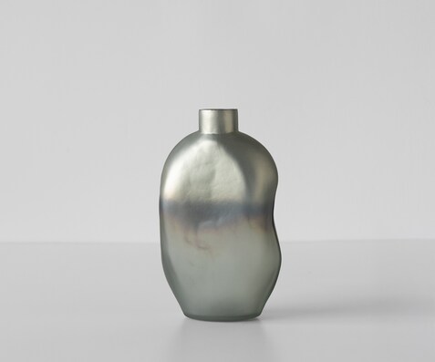 Vase Mireva l15 x P9 x H27 cm Verre Aurora Soufflé à la bouche
