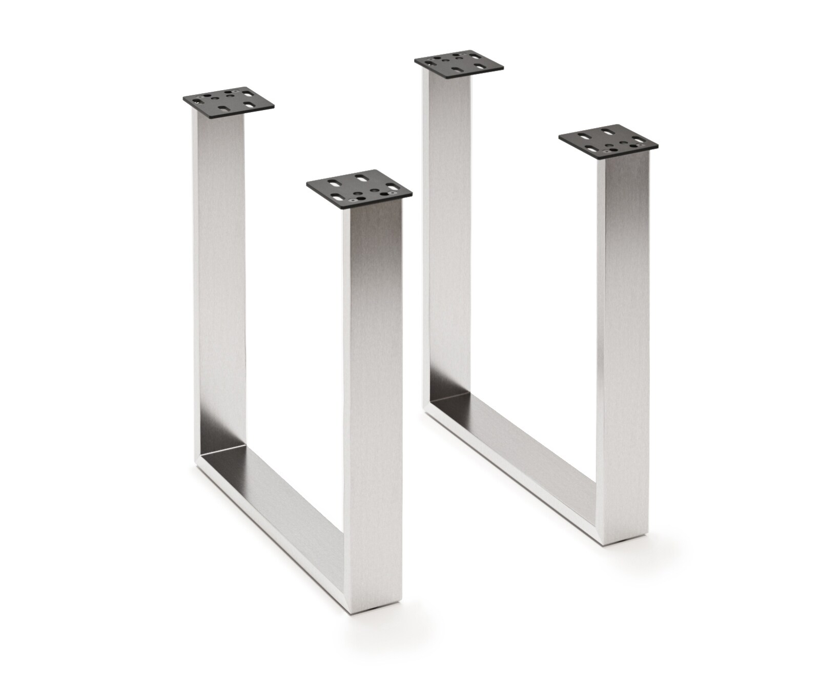 Cadre de table acier inoxydable mince (set de 2)
