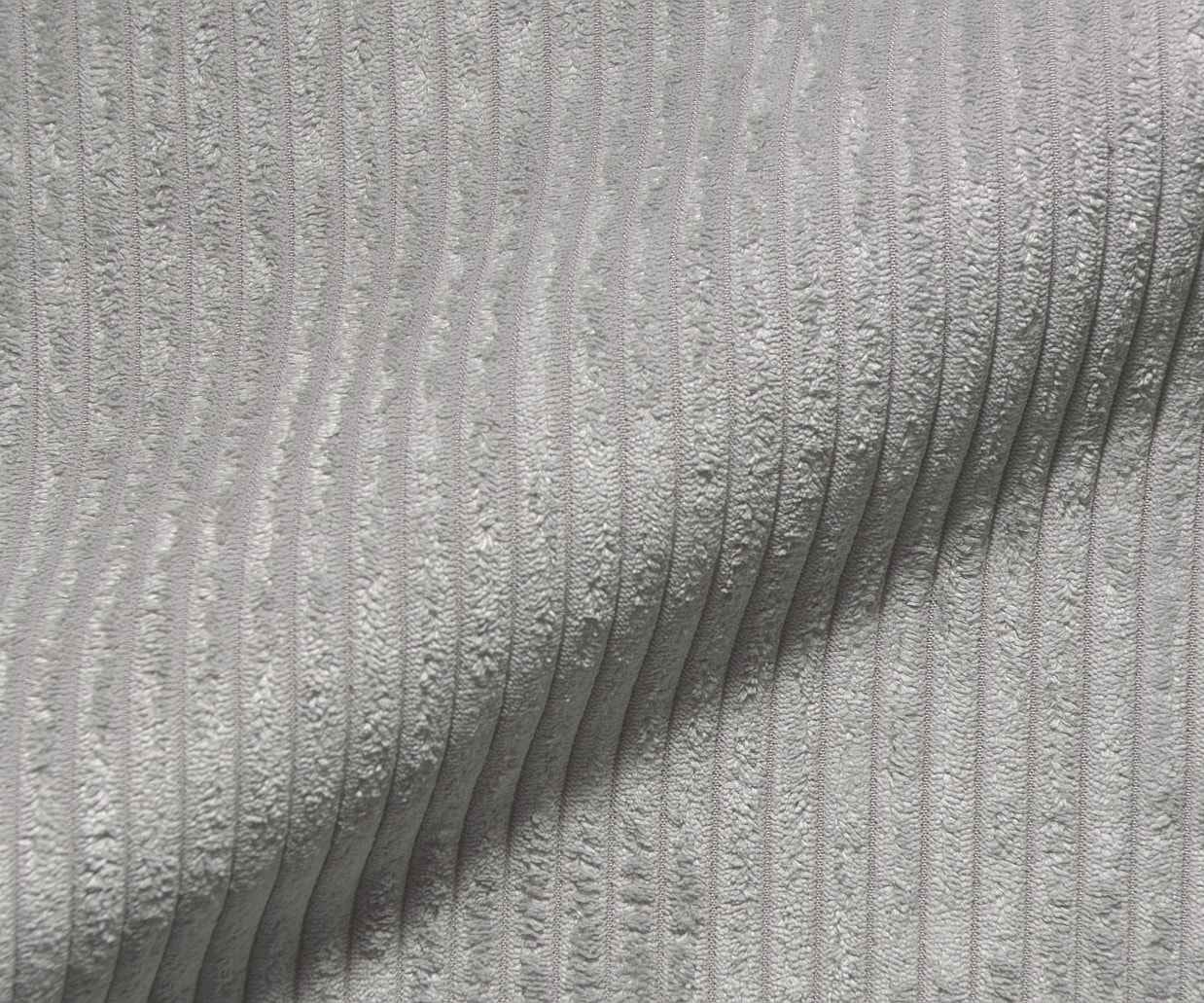 Canapé d'angle Lanzo L 260x160 cm Cord Gris Argenté Recamière variable 2 Canapé d'angle Lanzo L 260x160 cm Cord Gris Argenté Recamière variable 2