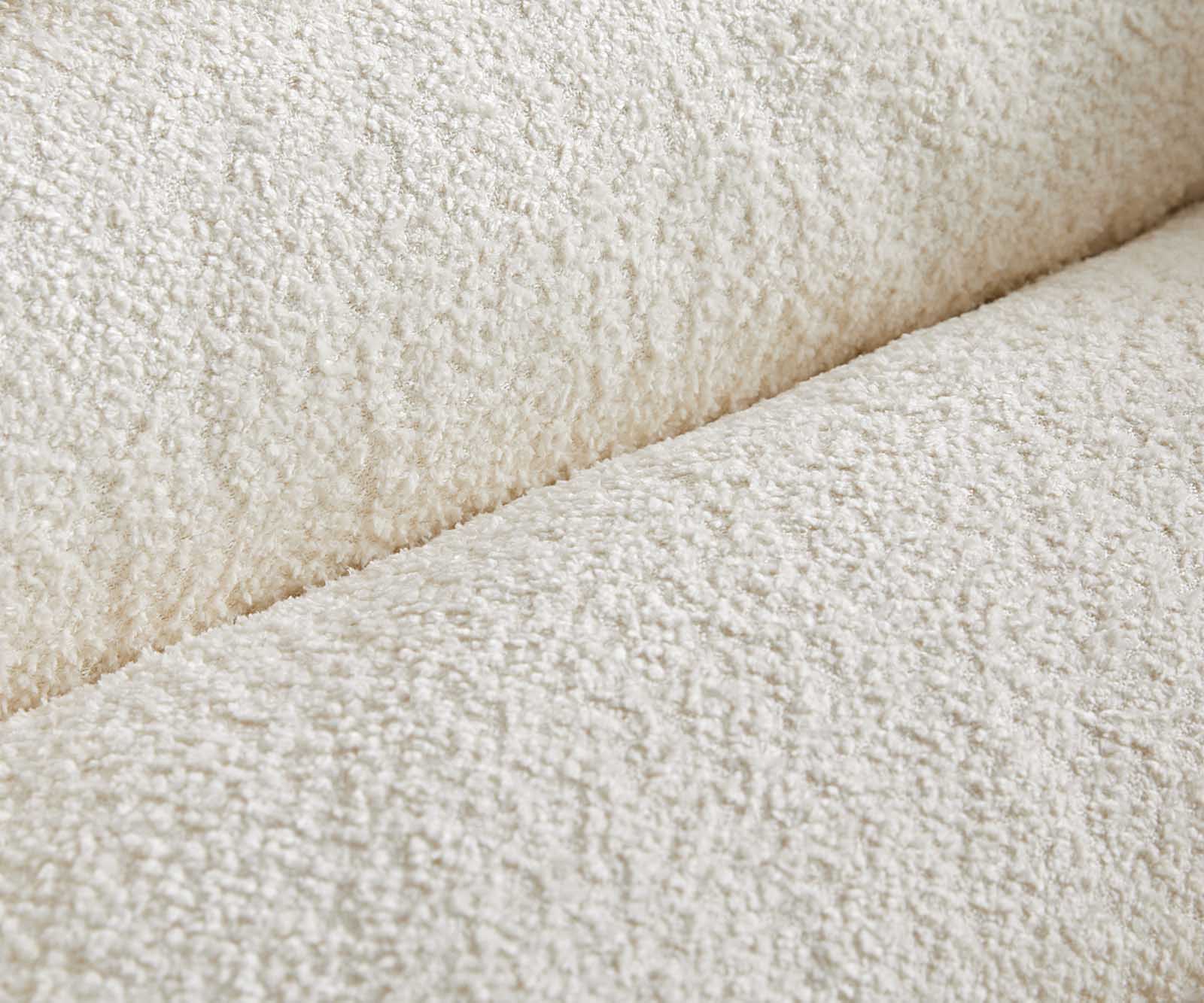 Échantillon de tissu Flex Bouclé blanc