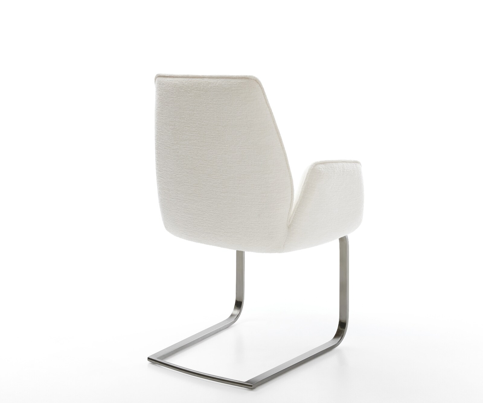 Cantilever Zoa-Flex bouclé doux beige pied cantilever plat grafiete resorts ensachés 4