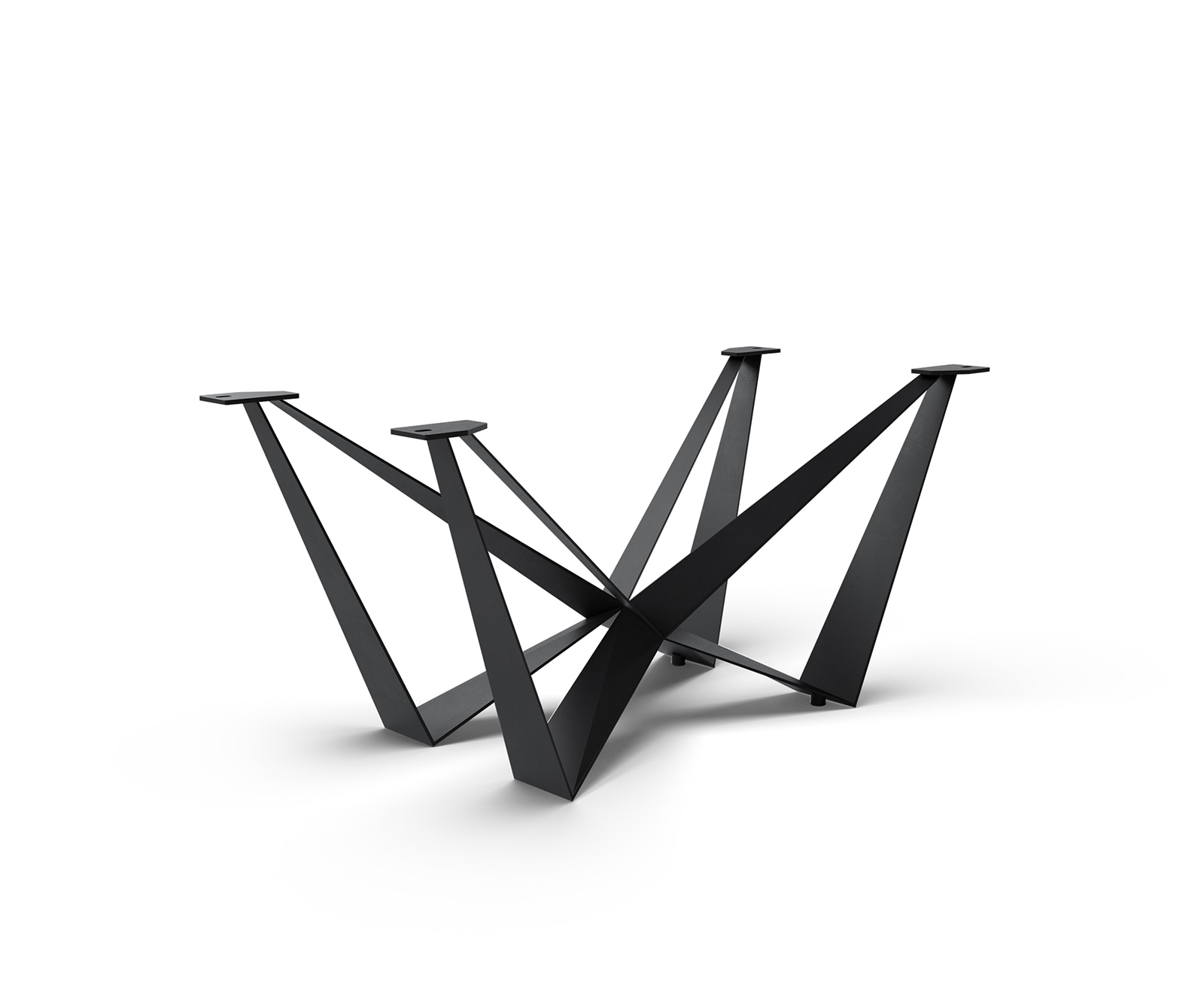 Cadre de table Spider métal noir pour tables extensibles de 180-300 cm Cadre de table Spider métal noir pour tables extensibles de 180-300 cm