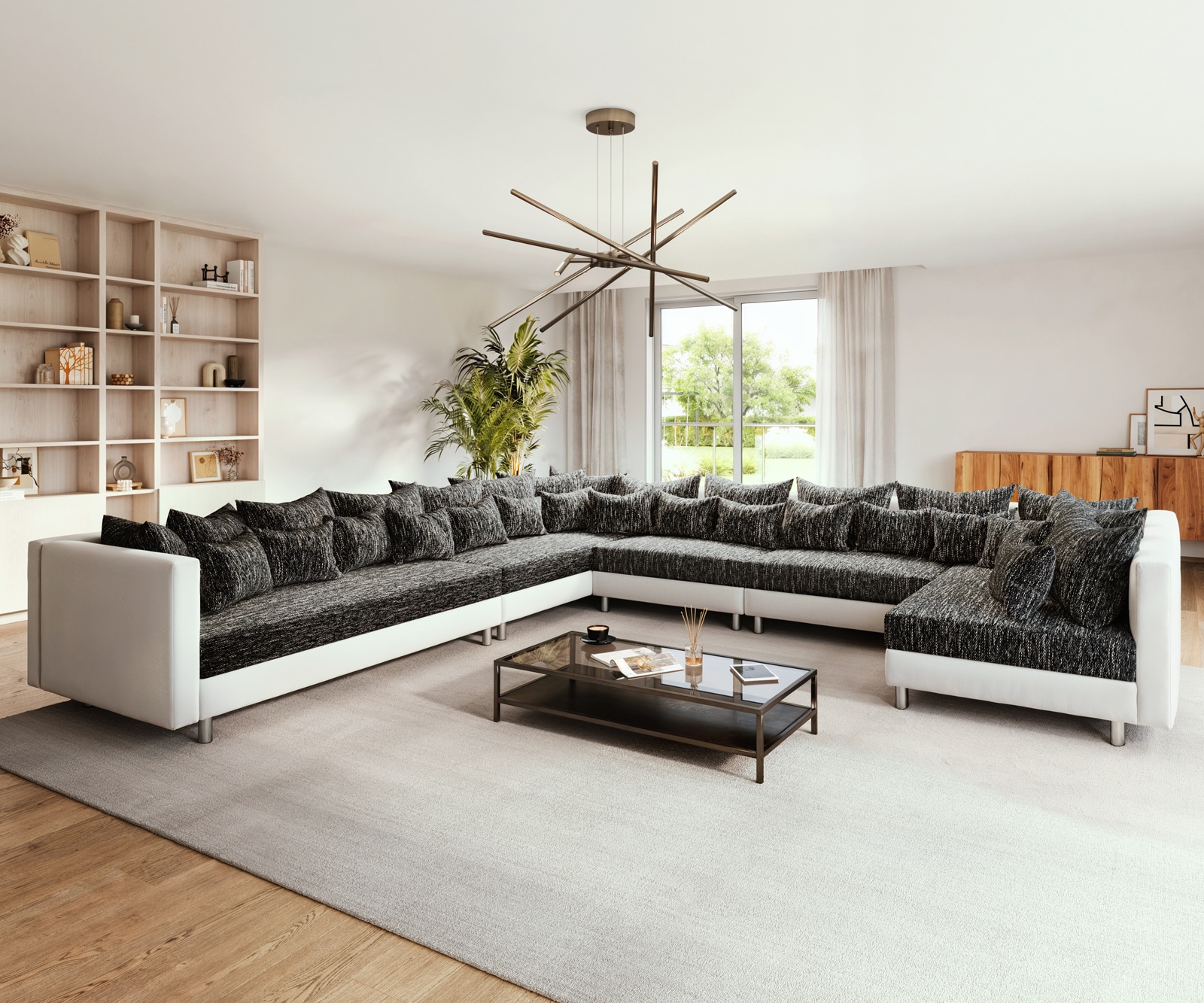 Canapé Clovis Canapé panoramique modulable canapé design XXL 4 Canapé Clovis Canapé panoramique modulable canapé design XXL 4