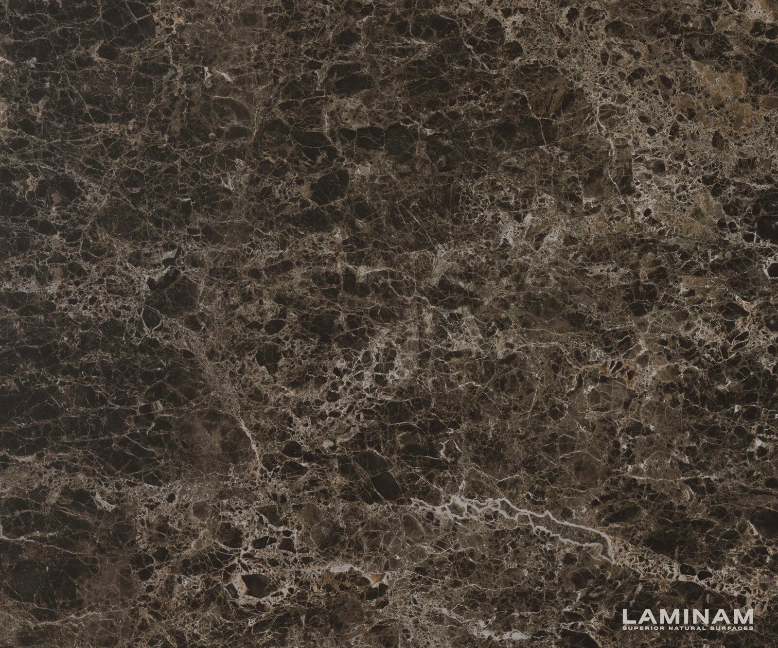 Table d’extérieur Edge 200x100 cm céramique Laminam® Emperador Extra Lucidato brun foncé piètement croisé rectangulaire noir 2