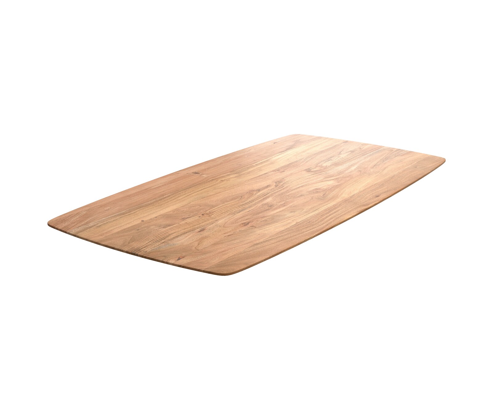 Plateau de table à manger Edge Boot 180x90cm acacia naturel Bord suisse
