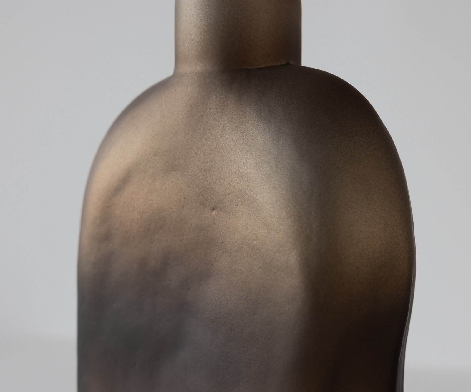 Vase Mireva l17 x P9 x H33 cm Verre Aurum Soufflé à la bouche 2