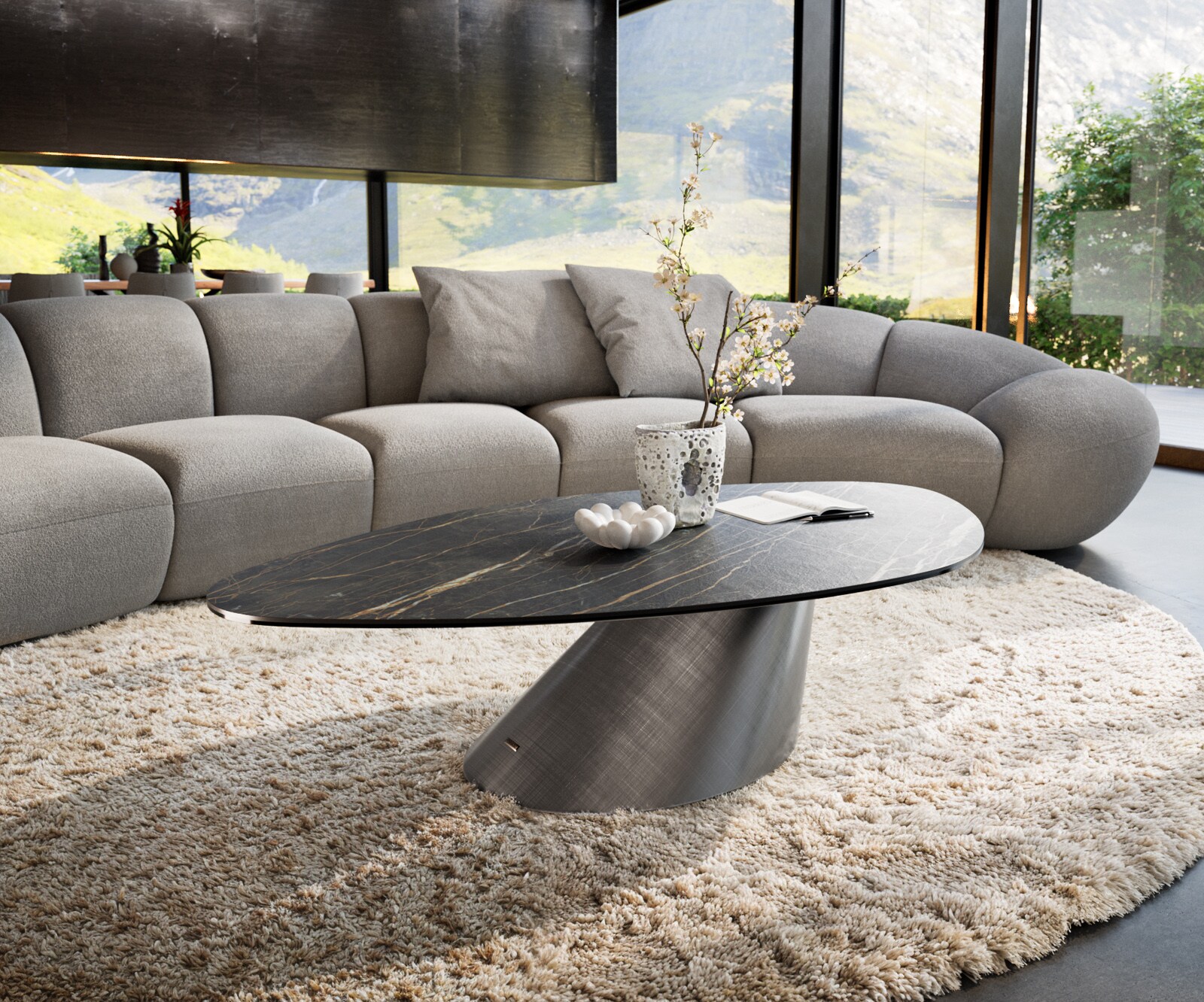 Table basse Edge Céramique Organique 5