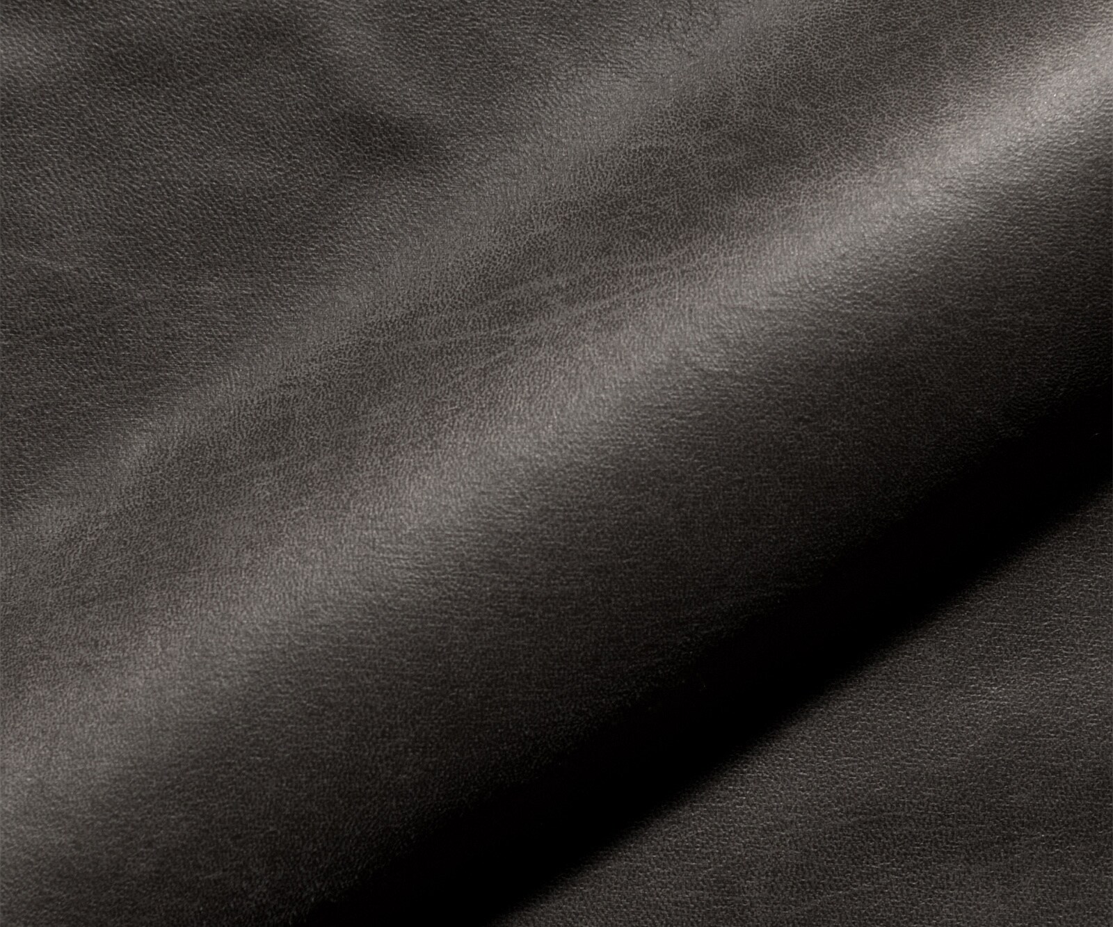 Chaise-de-salle-à-manger Greg-Flex microvelours anthracite vintage pied croisé large acier inoxydable brossé ressorts ensachés 3