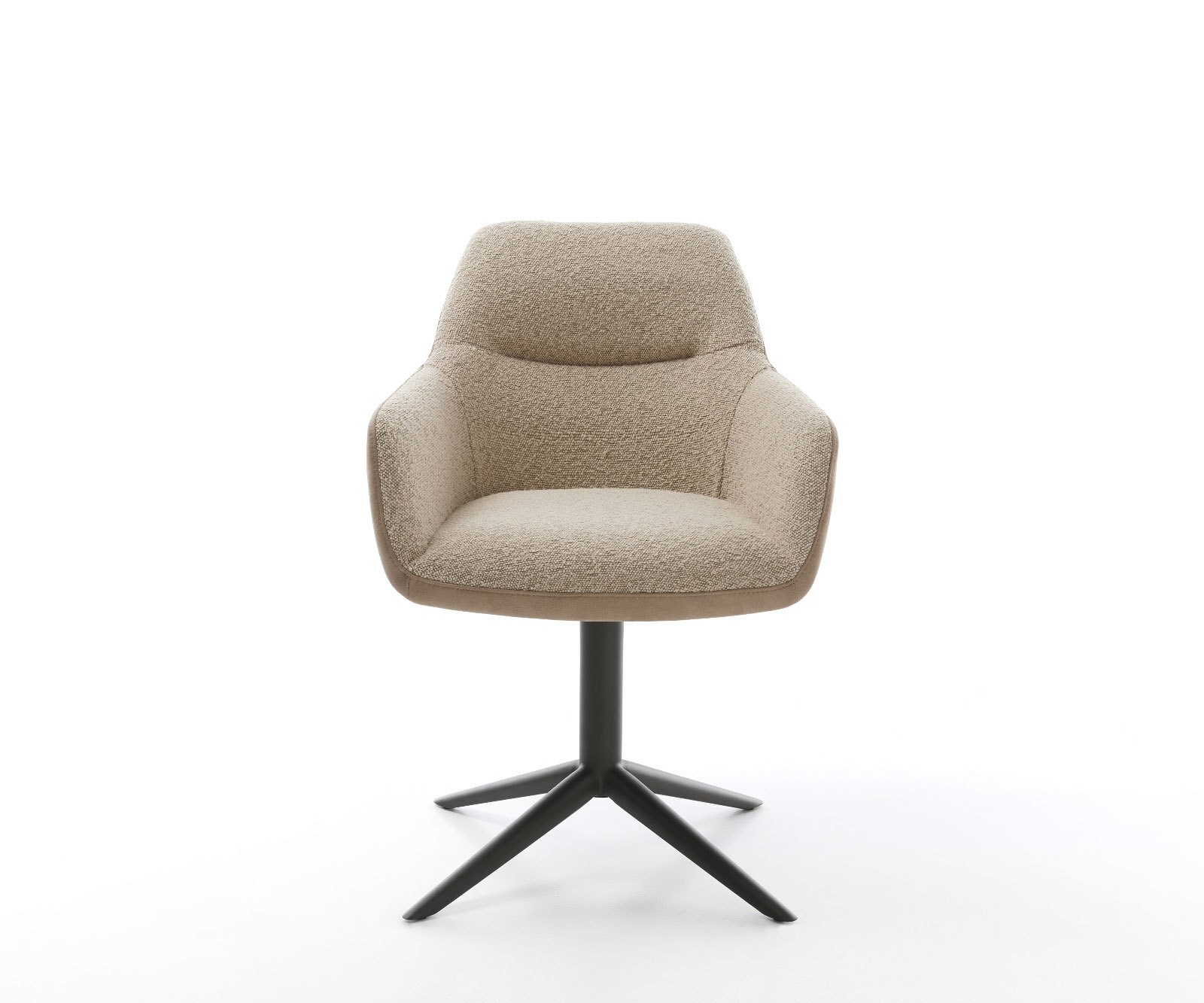 Chaise-pivotante Pejo-Flex tissu mixte couleur boue pied de chaise 4 branches noir pivotement sur 360° fonction bascule ressorts ensachés 1 Chaise-pivotante Pejo-Flex tissu mixte couleur boue pied de chaise 4 branches noir pivotement sur 360° fonction bascule ressorts ensachés 1