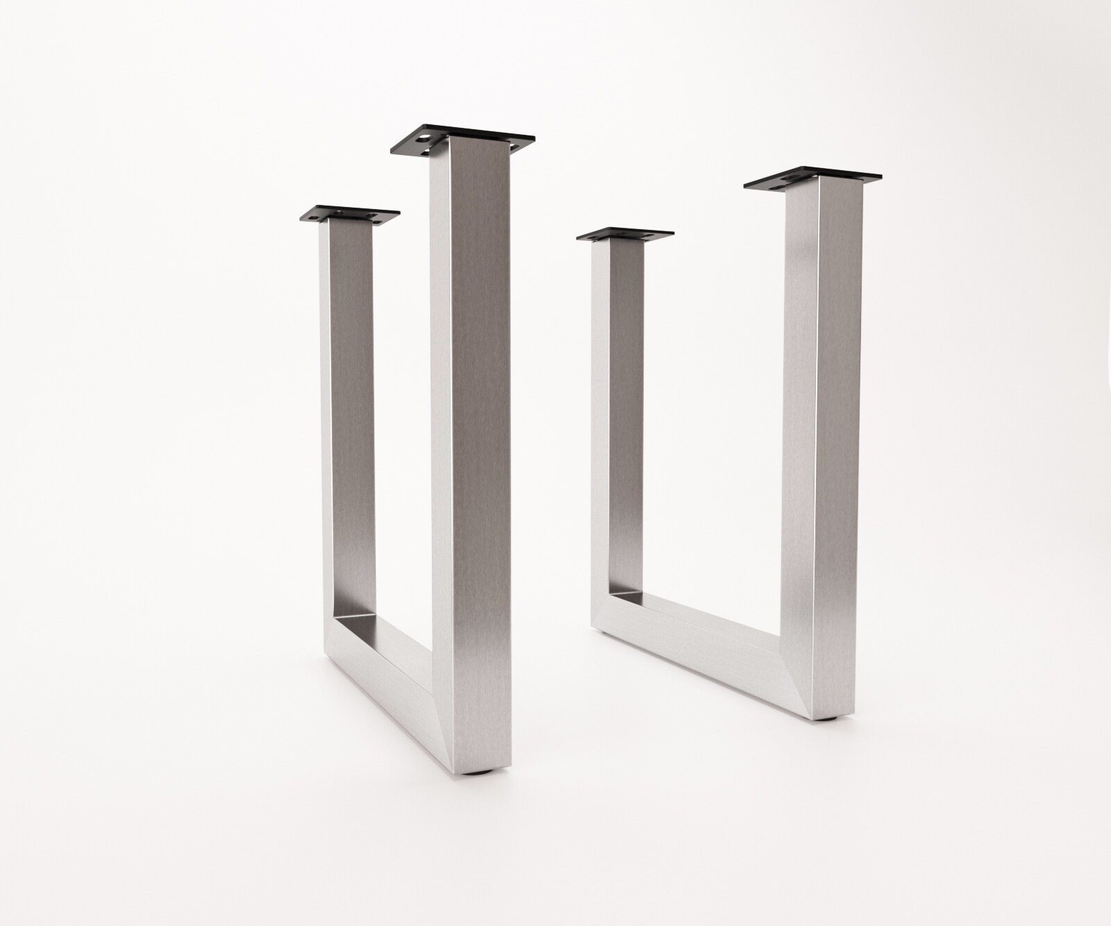 Cadre de table acier inoxydable large (set de 2) 3
