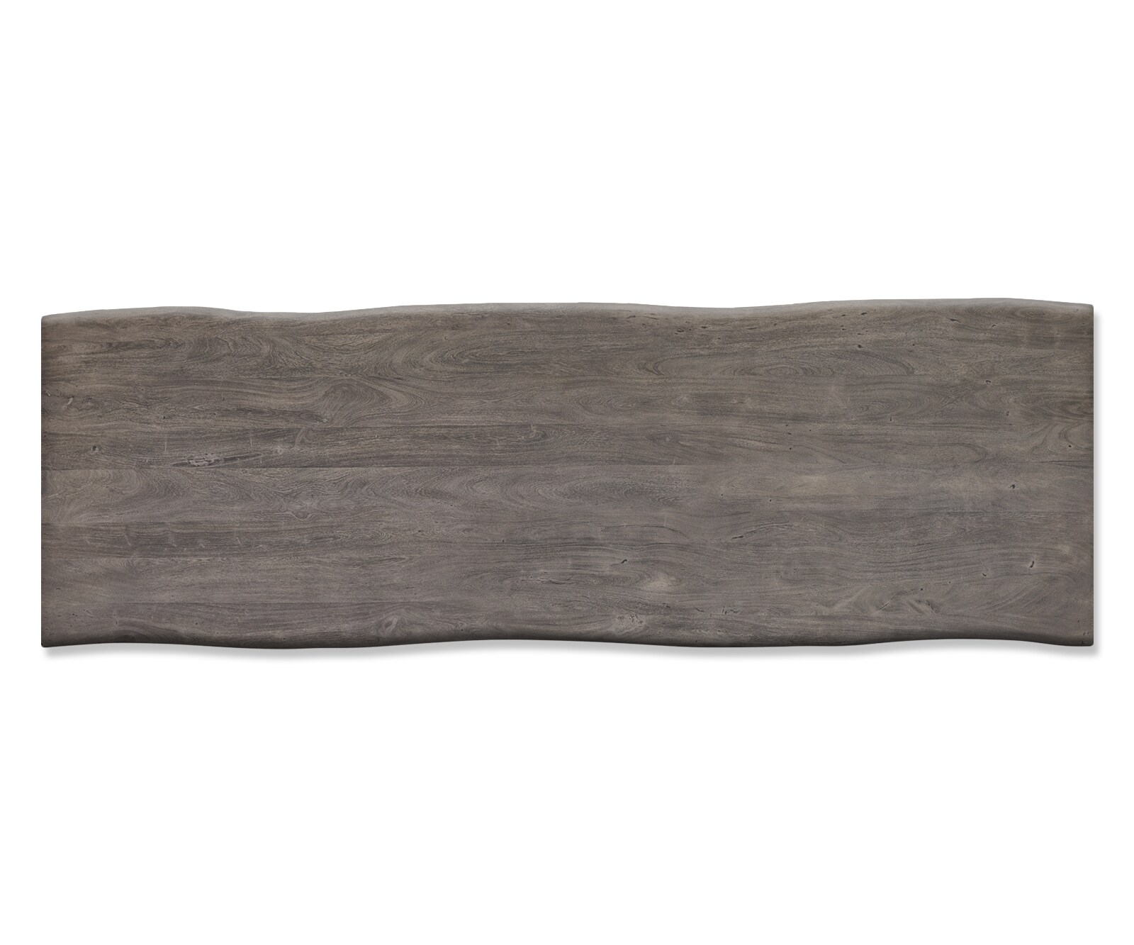 Table à manger Edge 300x100 XL acacia platine cadre traîneau noir Live-Edge 3