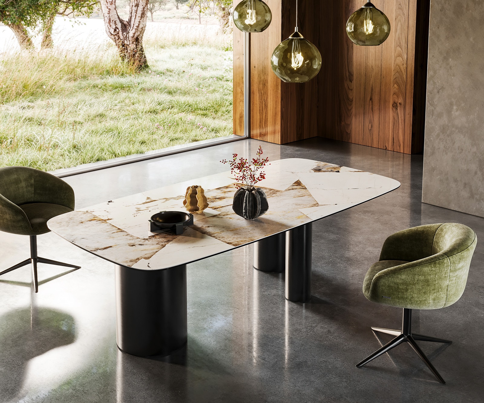 Table à manger Edge Boot 240x120 Céramique Iris FMG Patagonia Lappato Troa Acier inoxydable Graphite 4 Table à manger Edge Boot 240x120 Céramique Iris FMG Patagonia Lappato Troa Acier inoxydable Graphite 4