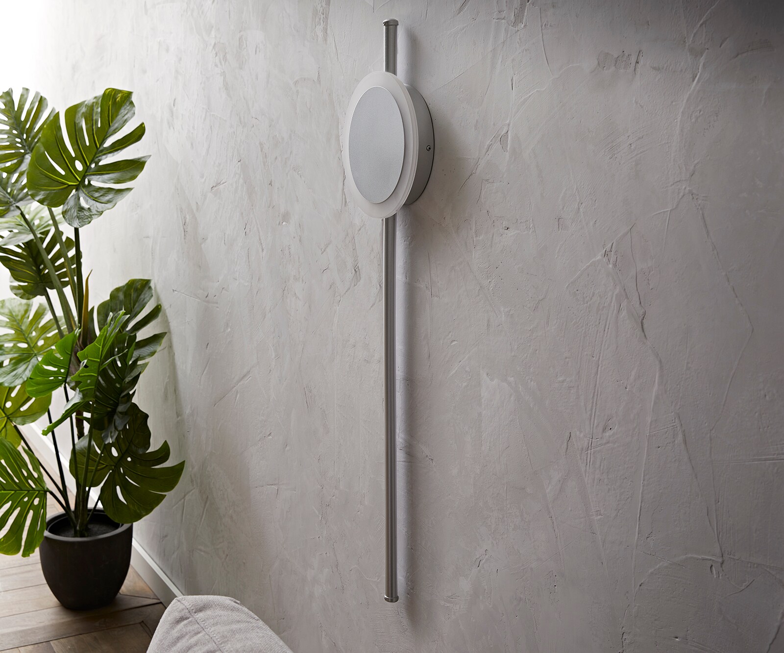 Applique Indici 28W 108x30 cm argent LED 28W 2