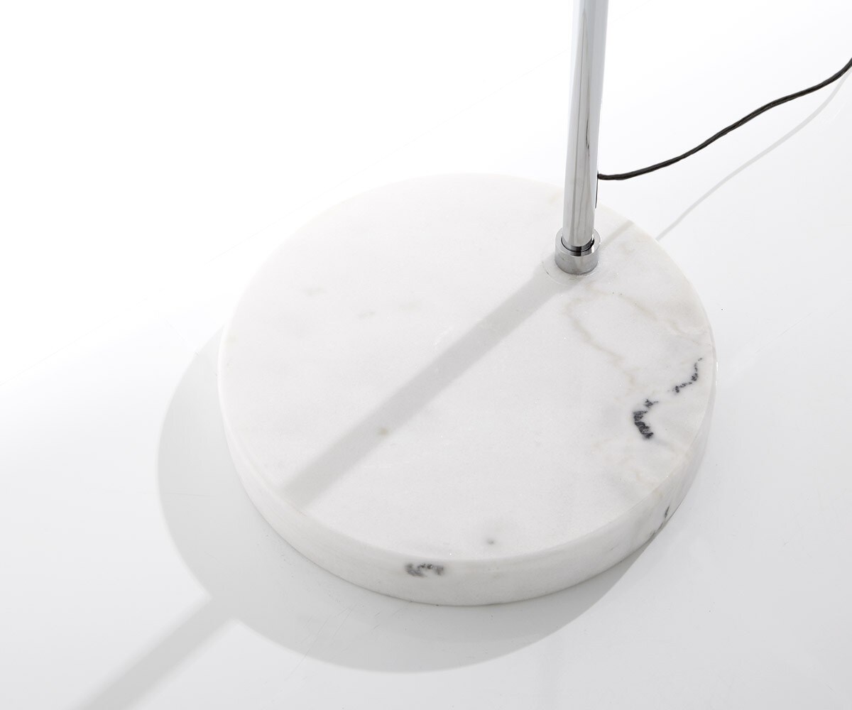 Lampe Big-Deal éco lounge arc marbre blanc réglable  1
