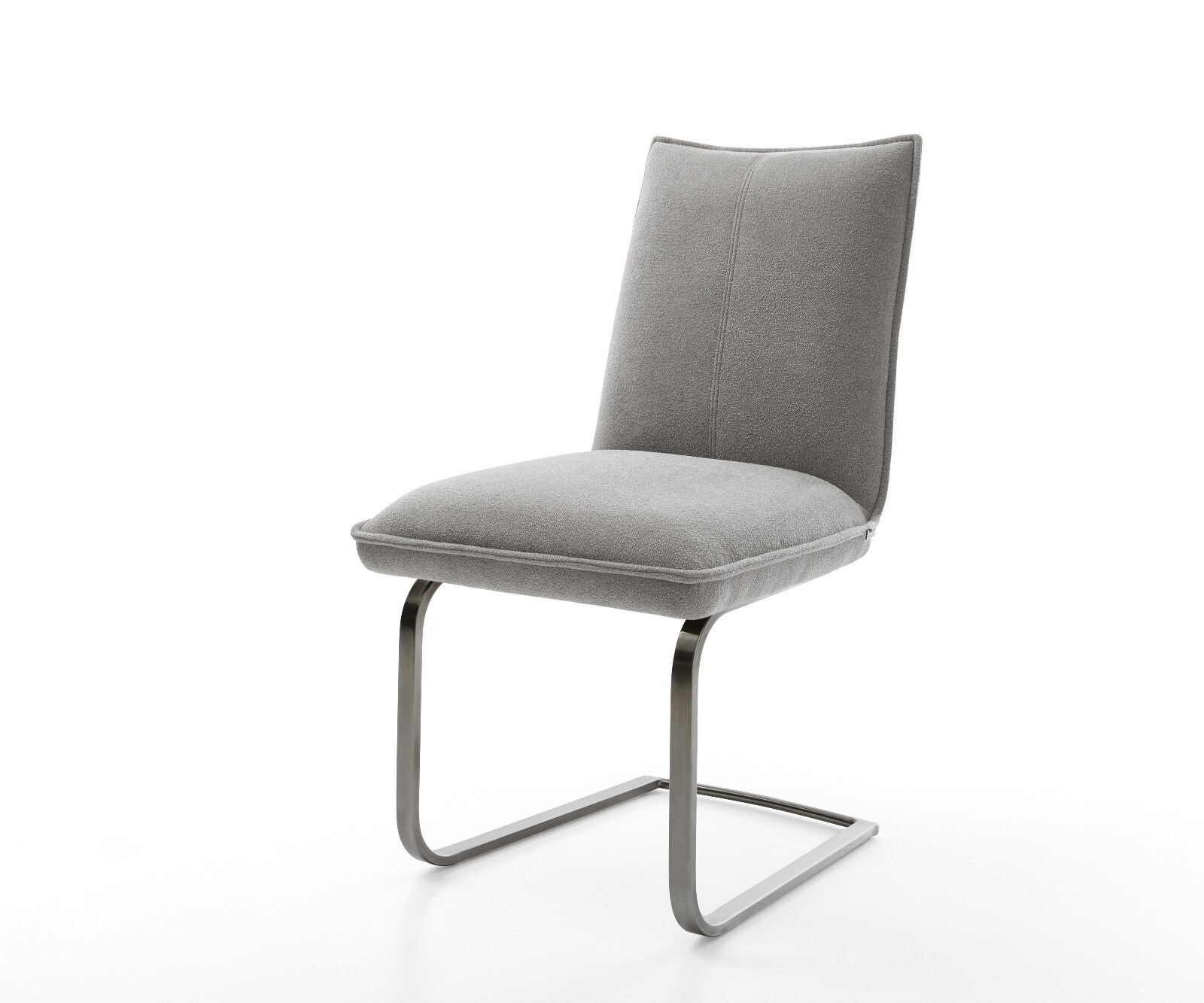 Cantilever Lelio-Flex tissu structuré doux gris pied cantilever plat grafiete resorts ensachés 1
