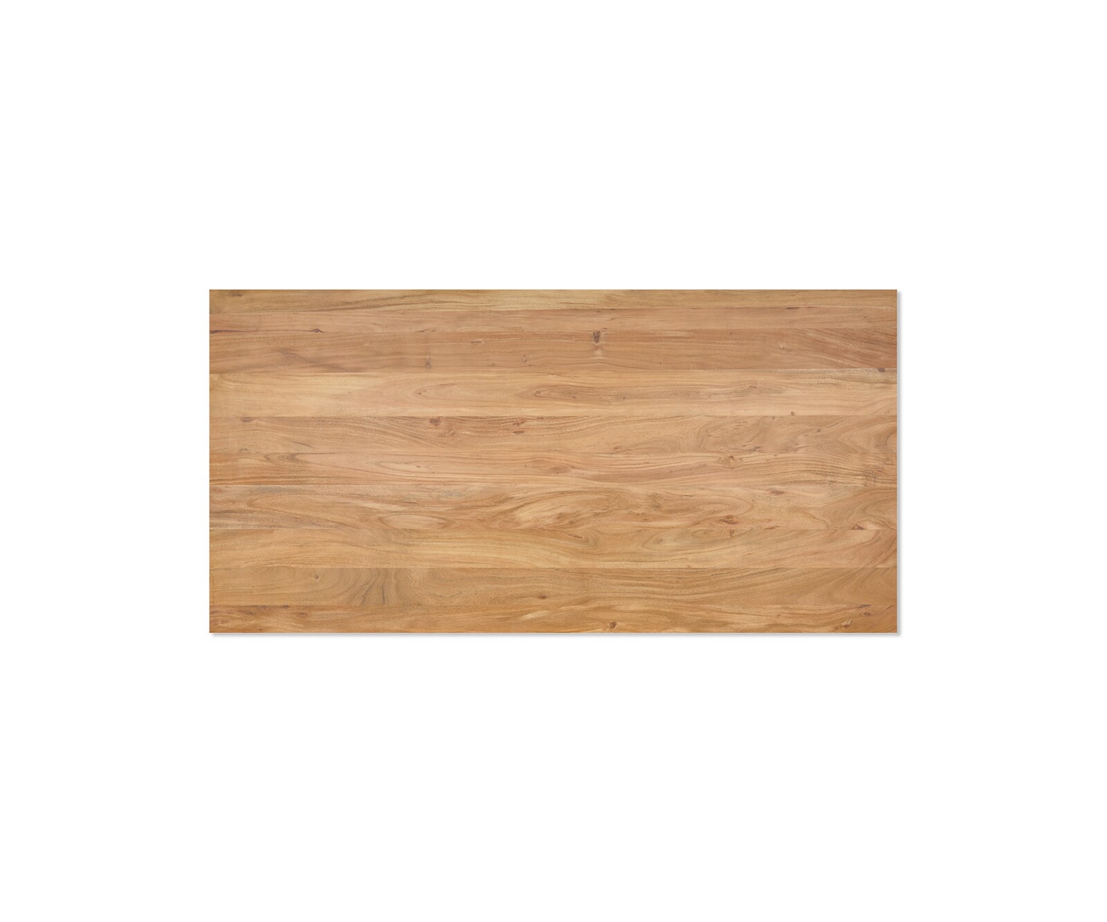 Table-à-manger Edge 200x100 acacia nature métal incliné bord suisse 3
