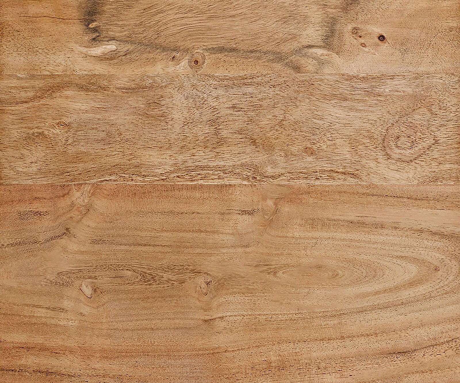 Buffet Eloi 240x40 cm acacia naturel 2 portes 6 tiroirs pied en V inox 2