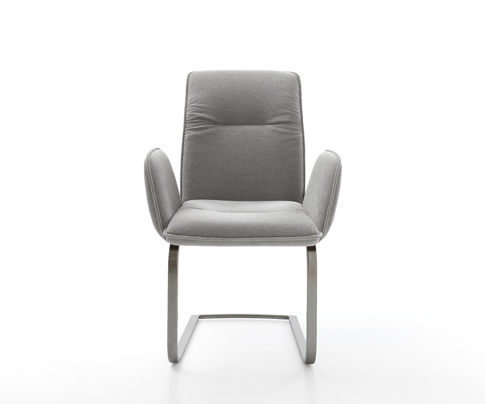 Cantilever Vinja-Flex tissu structuré doux gris pied cantilever plat grafiete 2