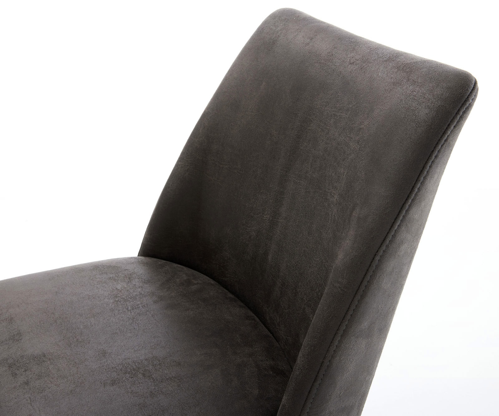 Cantilever Elso-Flex microvelours anthracite vintage pied cantilever plat aspect titane ressorts ensachés 3 Cantilever Elso-Flex microvelours anthracite vintage pied cantilever plat aspect titane ressorts ensachés 3