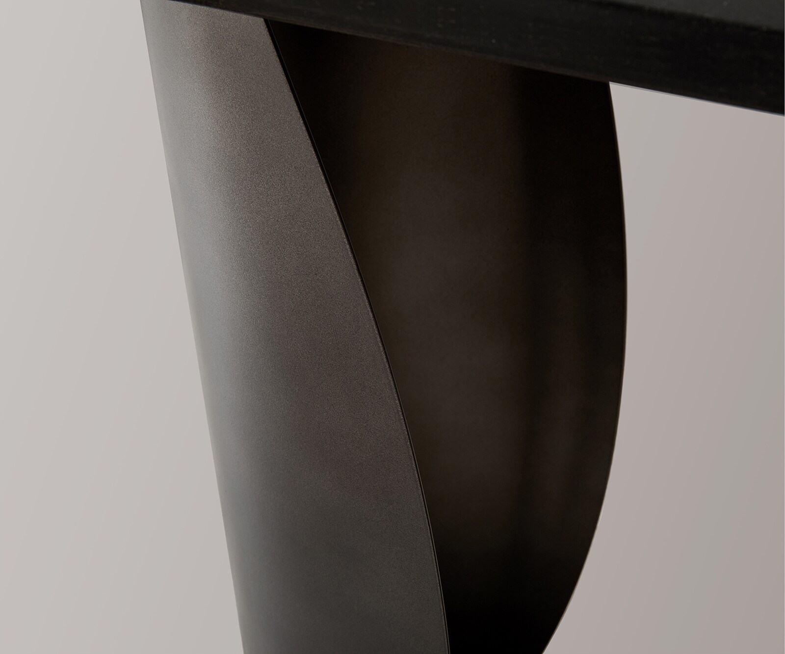 Console Solena 135x40 cm marbre noir argenté métal Black Antique 4