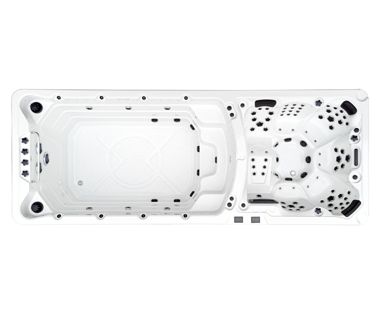 Swim Spa Weiß 590x220x160 cm 1 Swim Spa Weiß 590x220x160 cm 1