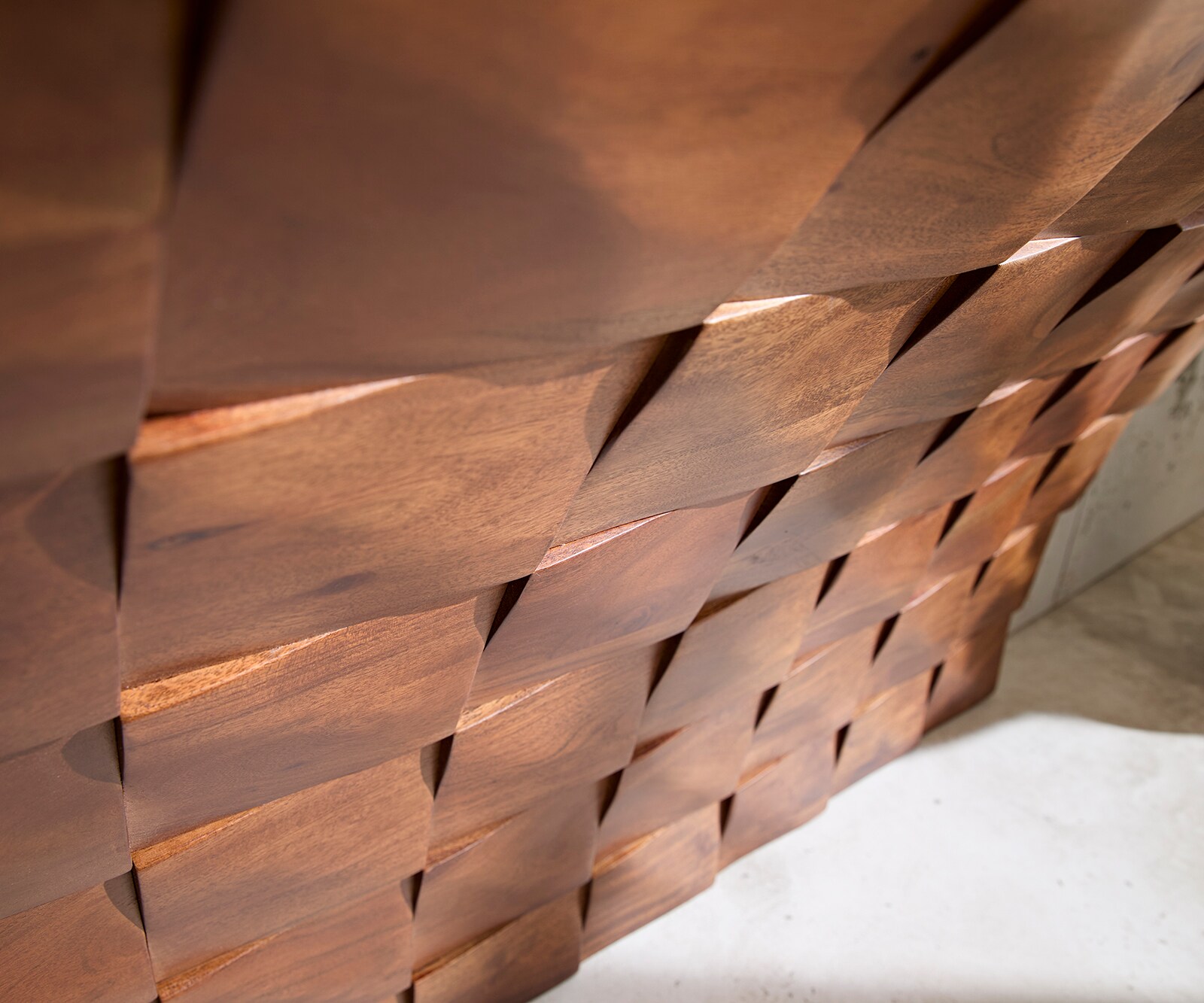 Console Eremos 120x35 cm acacia brun 5