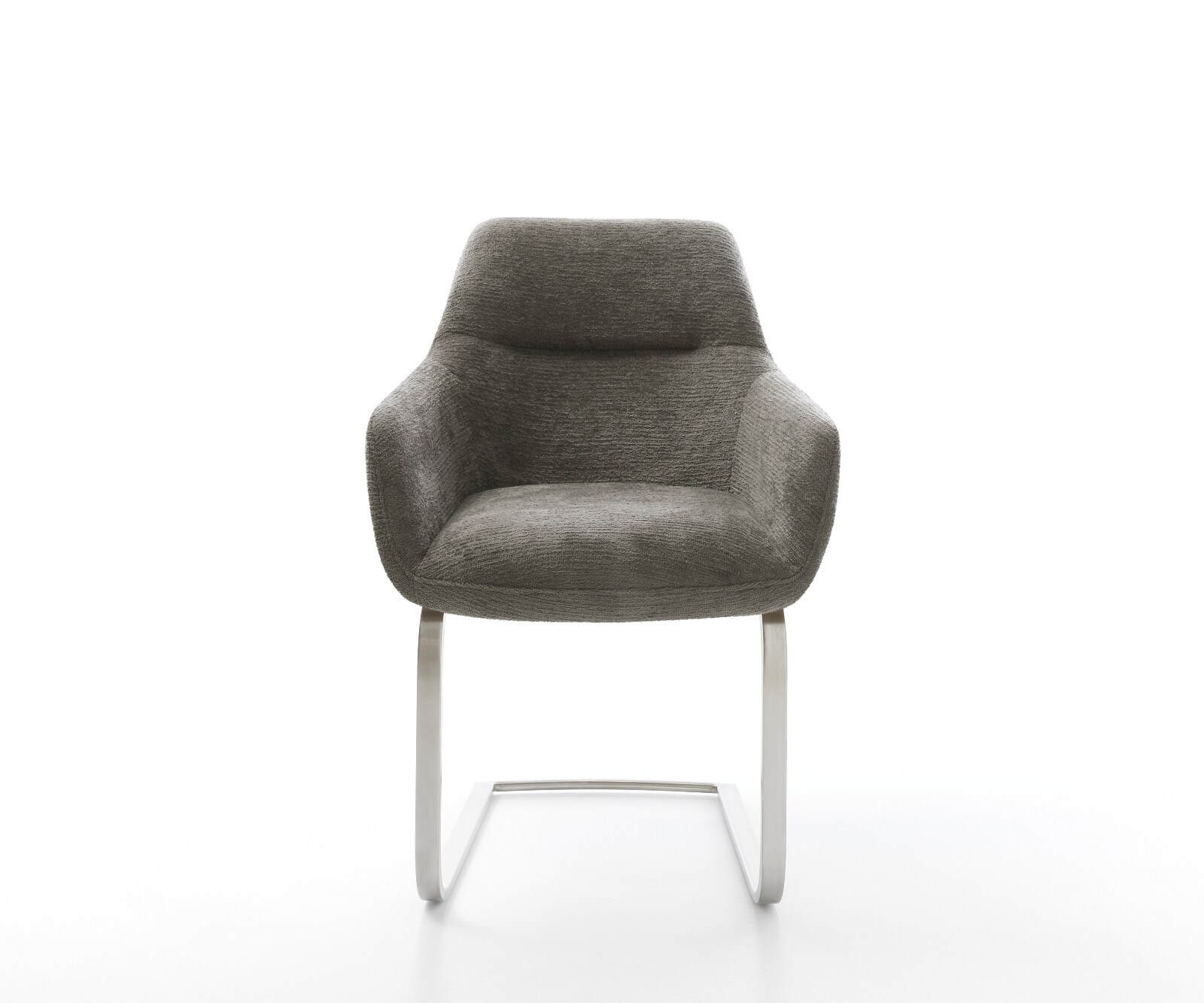 Cantilever Pejo-Flex bouclé doux couleur boue pied cantilever plat acier inoxydable resorts ensachés 2