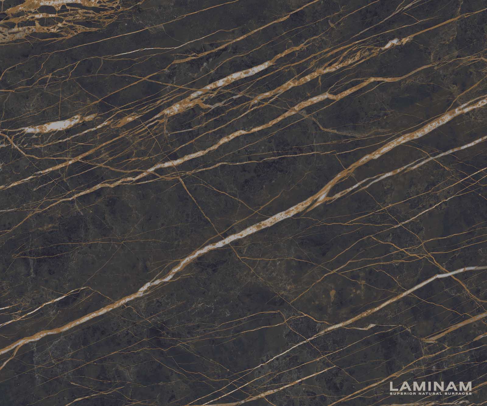 Table à manger Edge 200-300x100 céramique Laminam®Noir Desir marron Spider acier plat acier inoxydable extensible 3