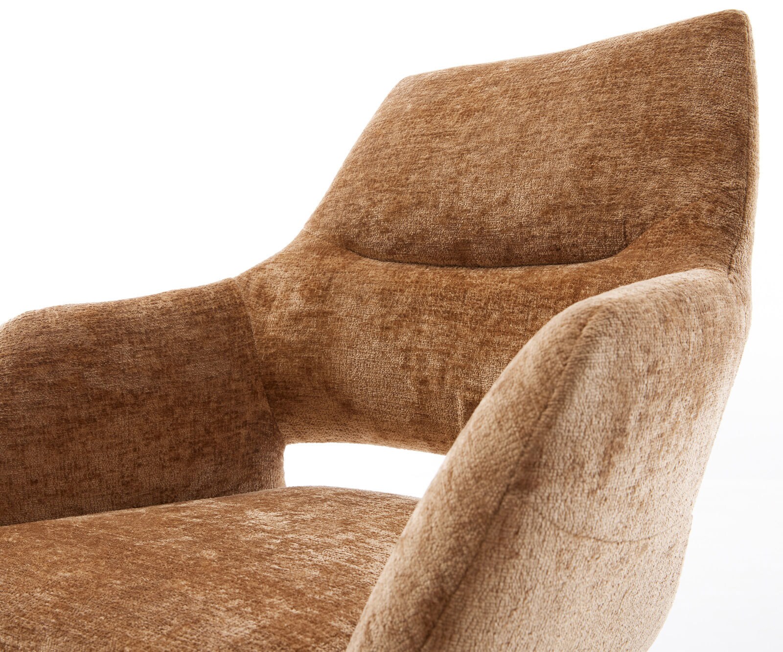 Cantilever Yago-Flex avec accoudoirs chenille rouille pied cantilever plat grafiete ressorts ensachés 4