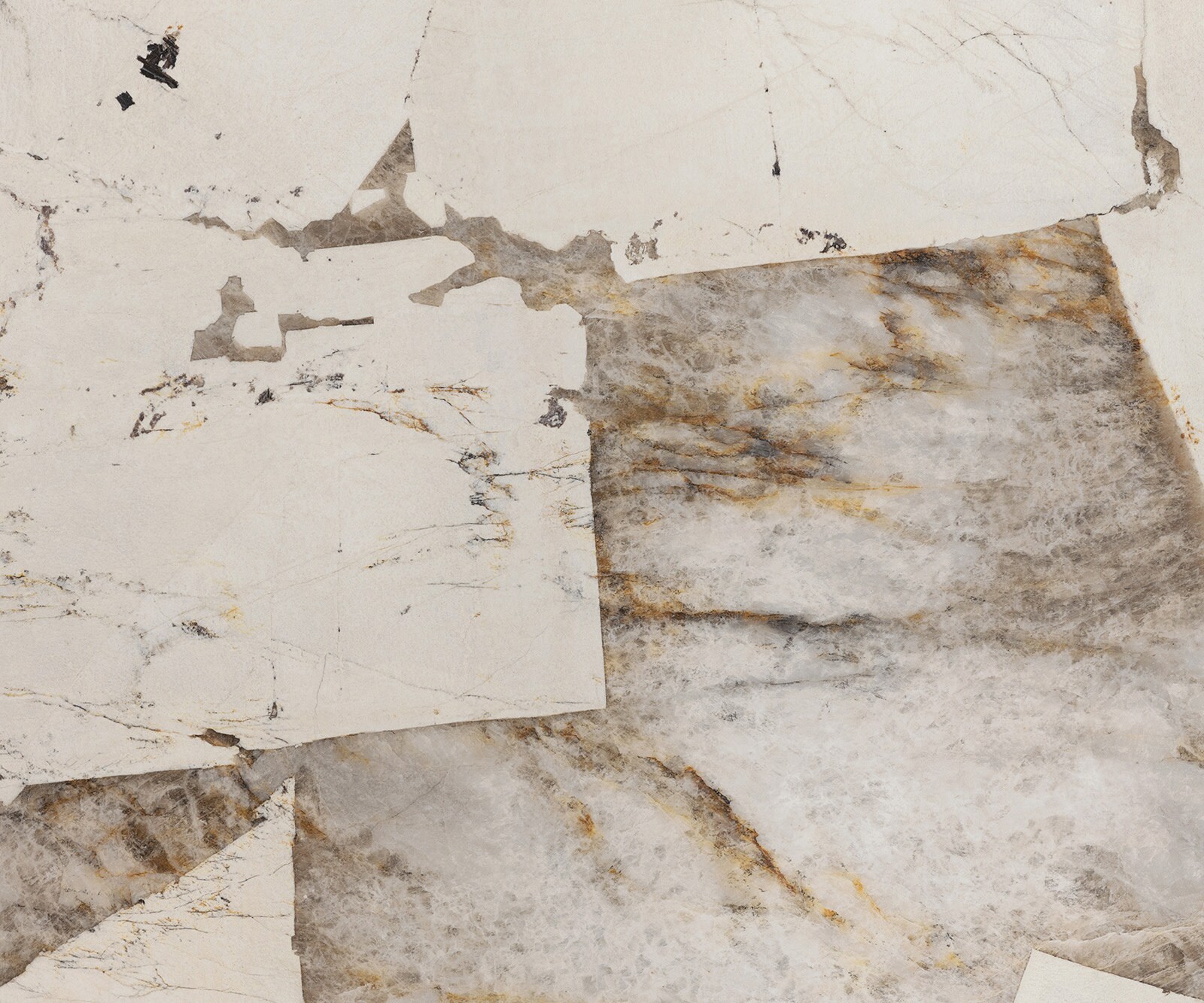 Table à manger Edge ovalee 220x120 céramique Iris FMG Patagonia Lappato Troa métal effet finition titanee 3