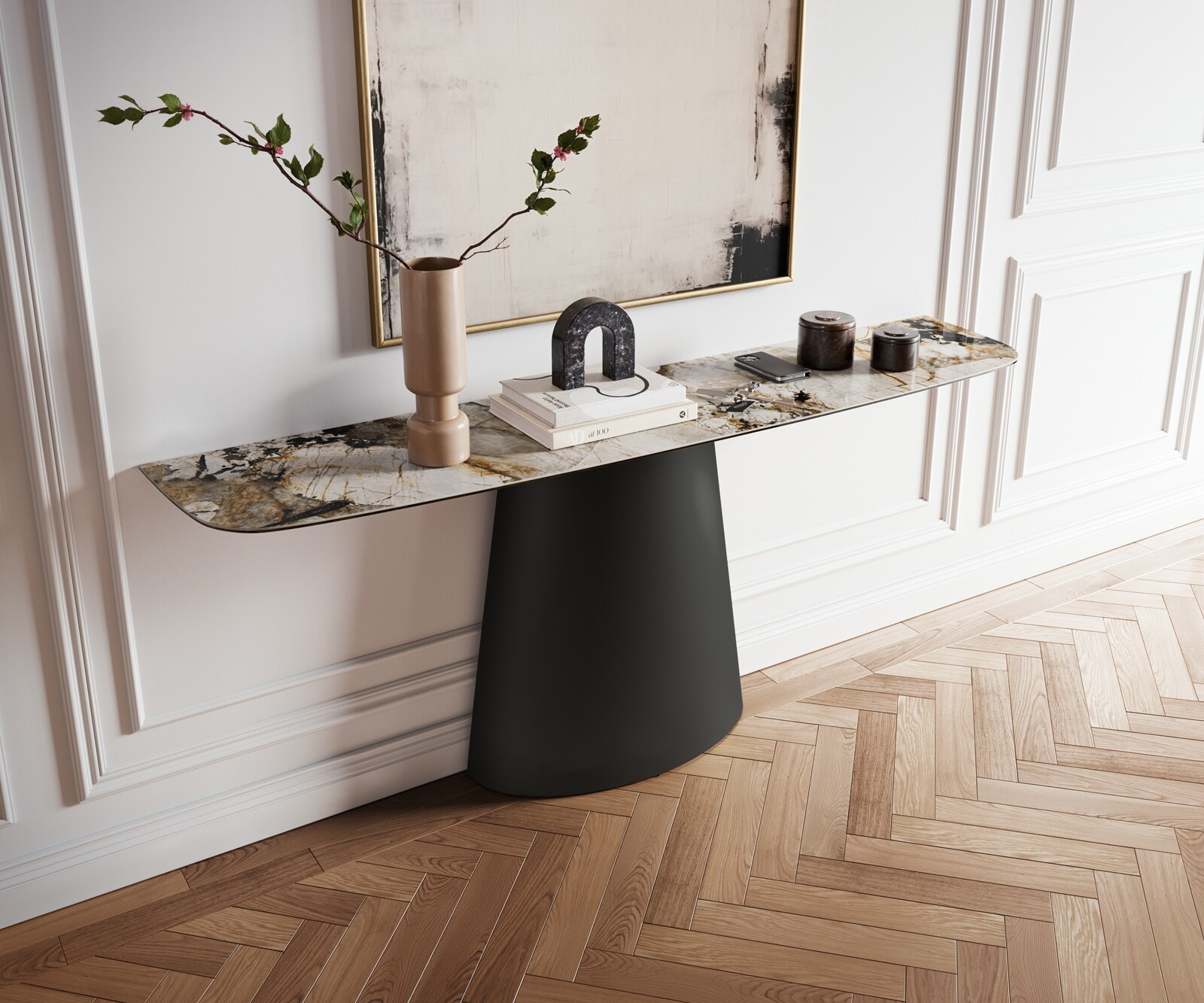 Console Edge céramique forme bateau 5