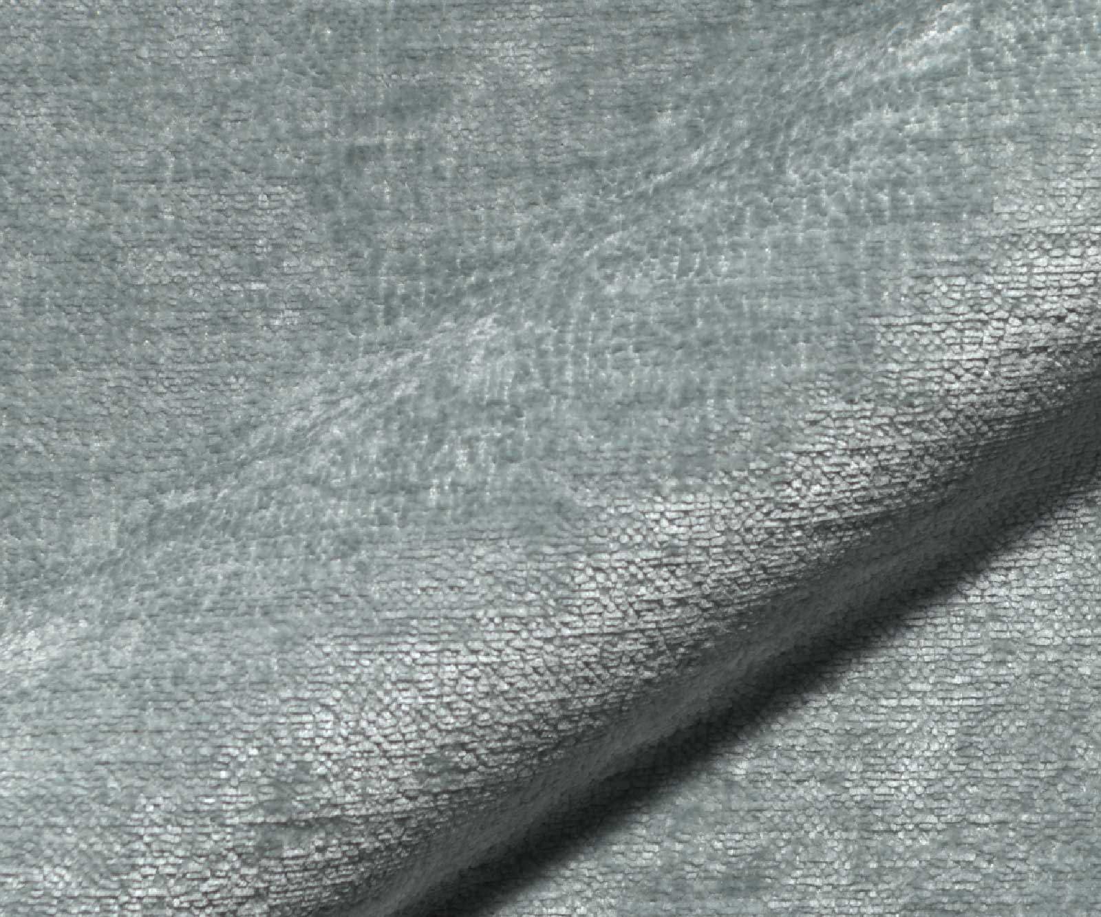 Chaise-de-salle-à-manger Abelia-Flex avec accoudoirs chenille bleu pastel 4 pieds coniques acier inoxydable brossé 3