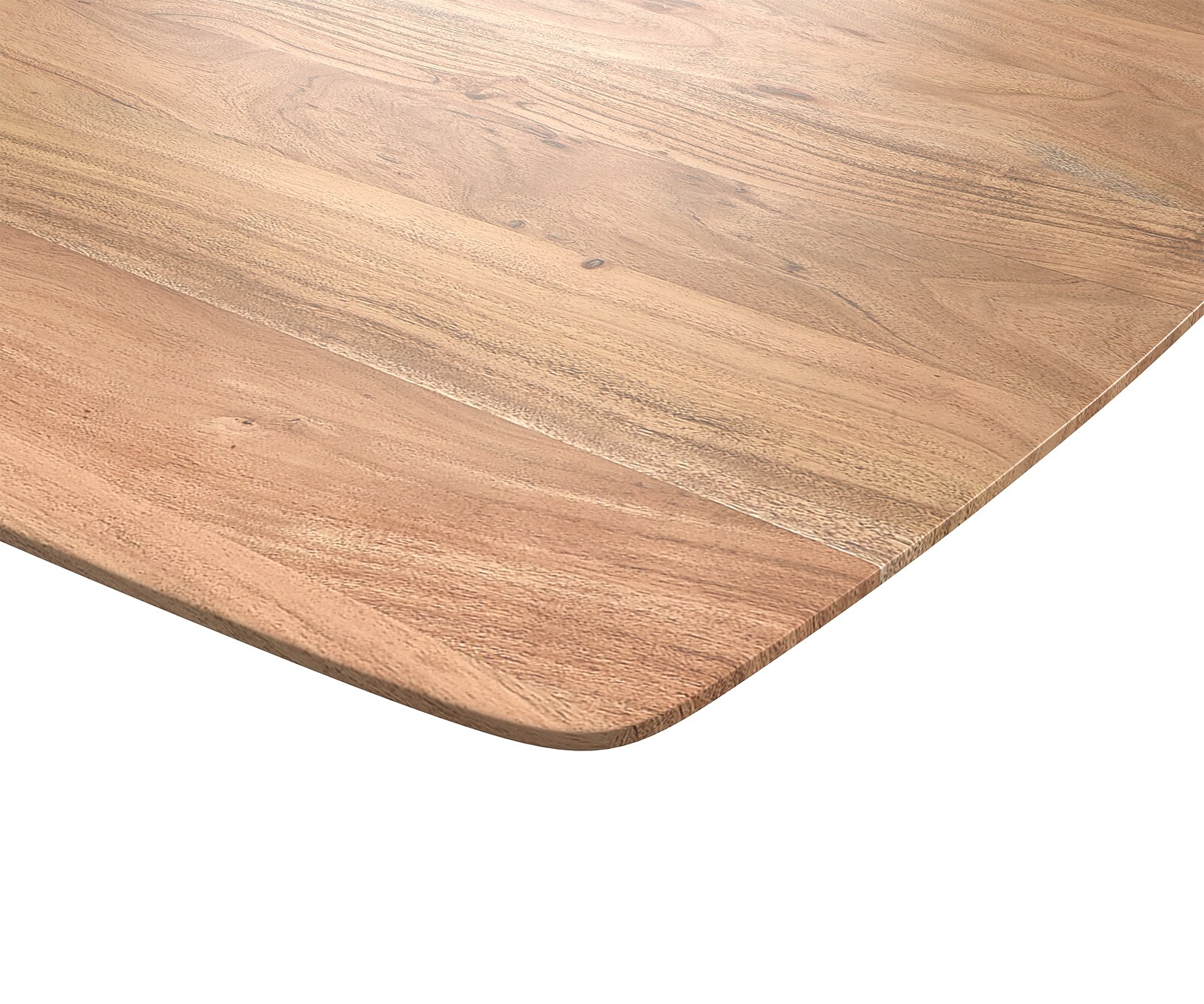 Table à manger Edge Boot 200x100 acacia naturel acier inoxydable small Bord suisse 5