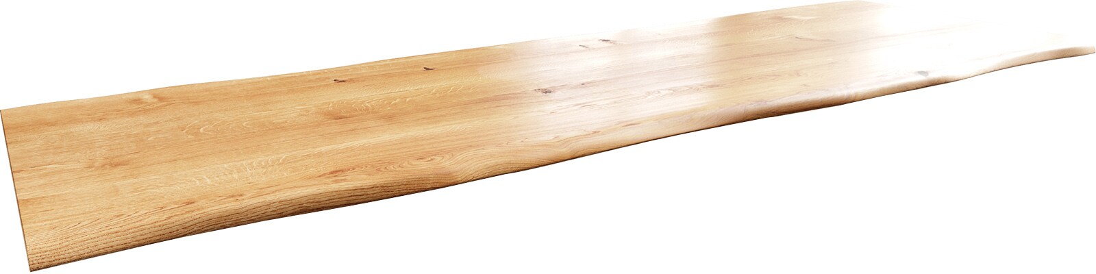 Plateau-de-table Edge 300 x 100 x 4 cm chêne naturel Live-Edge