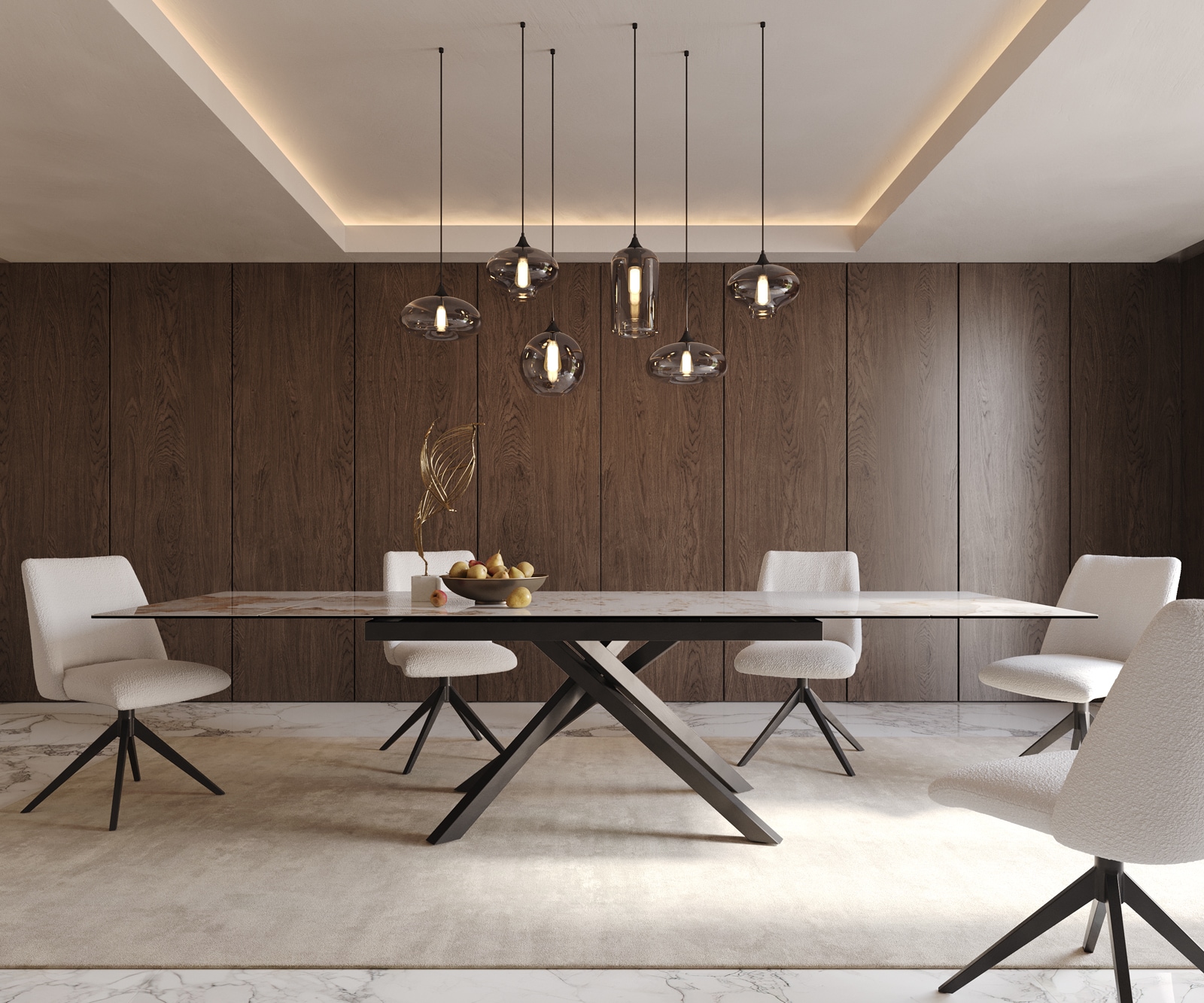 Cadre croix rectangle métal noir pour tables extensibles de 180-300 cm 1 Cadre croix rectangle métal noir pour tables extensibles de 180-300 cm 1