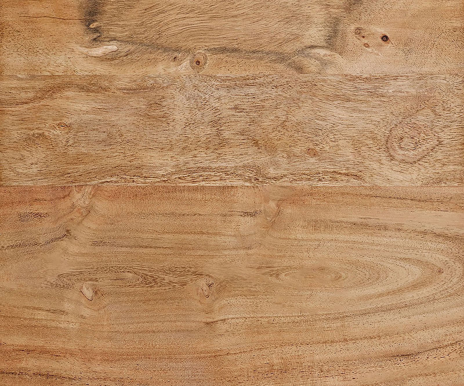 Table à manger Edge 200x100 acacia nature cadre croisé rectangle noir Live-Edge 2