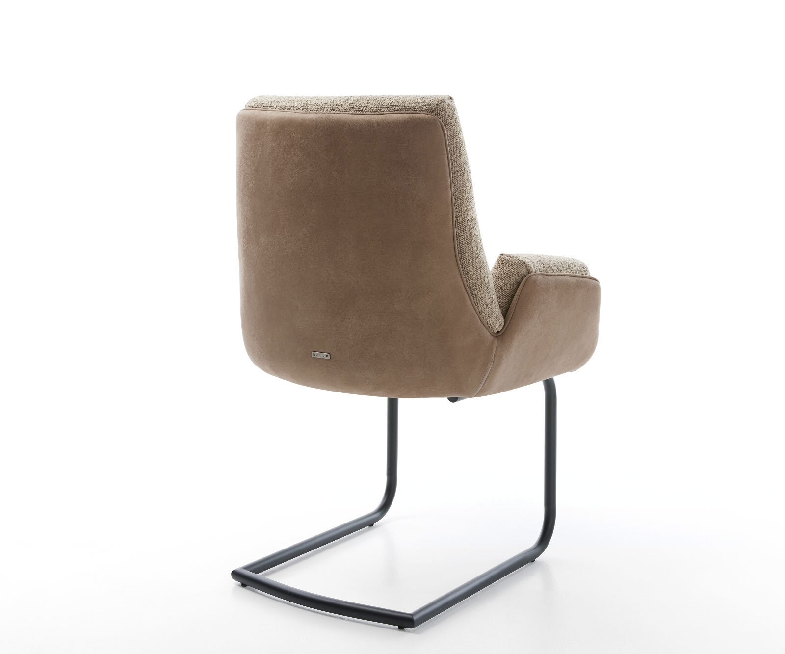 Cantilever Clea-Flex tissu mixte couleur boue pied cantilever rond noir 3 Cantilever Clea-Flex tissu mixte couleur boue pied cantilever rond noir 3